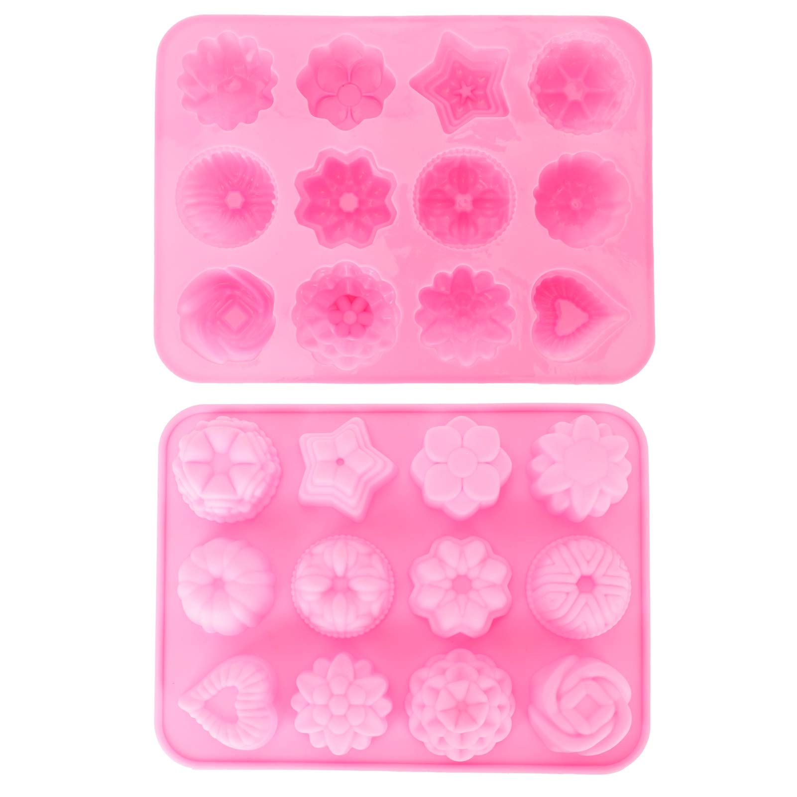 12-Grid Silicone Baking Mold for Chocolate, Cake, Pudding & Fondant - DIY Kitchen Tool for Home Bakers - Perfect for Birthday Cakes, Cupcakes, Desserts & Party Treats