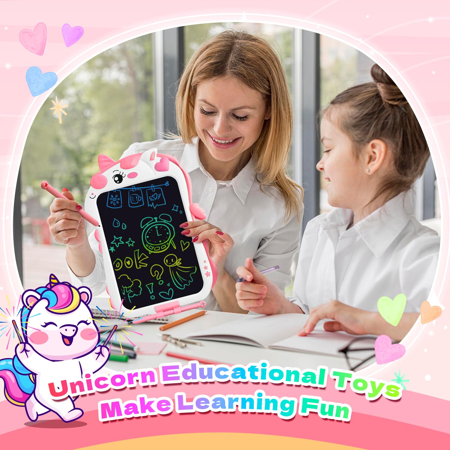 Unicorn LCD Writing Tablet for Kids - 8.5