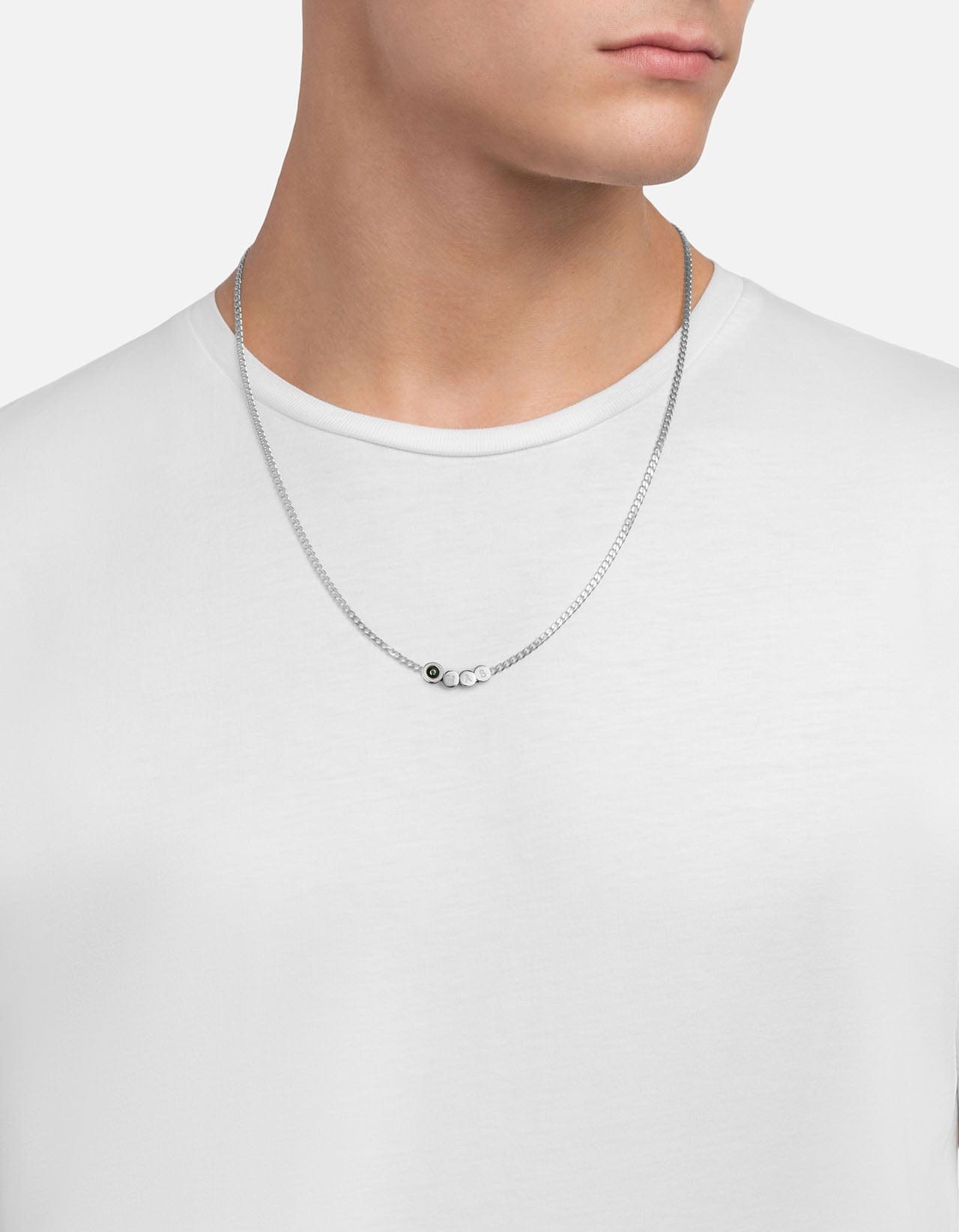 Opus Chalcedony Sterling Silver Chain Necklace for Women, Green Gemstone Jewelry - Perfect for Casual Wear, Office & Special Occasions