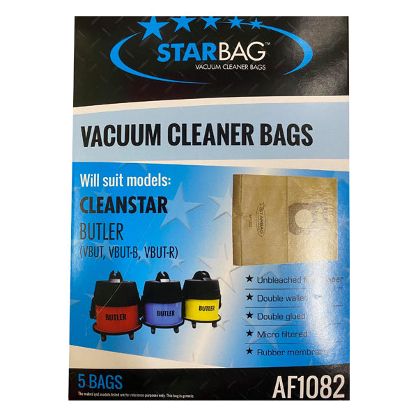 StarBag AF1082 Vacuum Cleaner Bags - Compatible with Hoover, Eureka & More | HEPA Filtration for Dust Mites & Allergens | Perfect for Home Cleaning & Pet Hair Removal