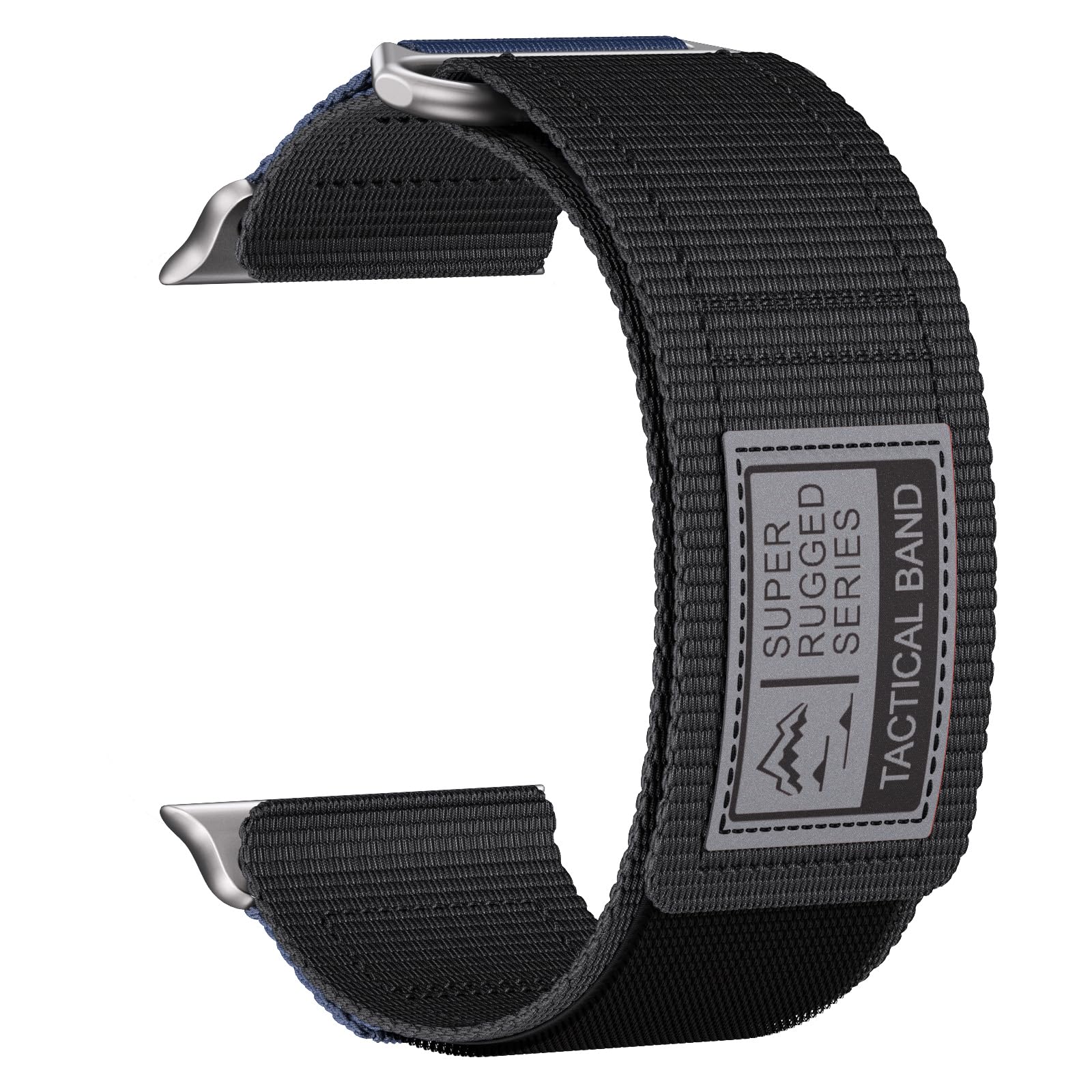 Premium Nylon Strap for Apple Watch Ultra 2/Ultra 49mm, Series 9/8/7 45mm, SE2/SE/6/5/4 44mm - Durable Sport Band Compatible with iWatch for Men & Women - Perfect for Running, Gym Workouts & Outdoor Activities