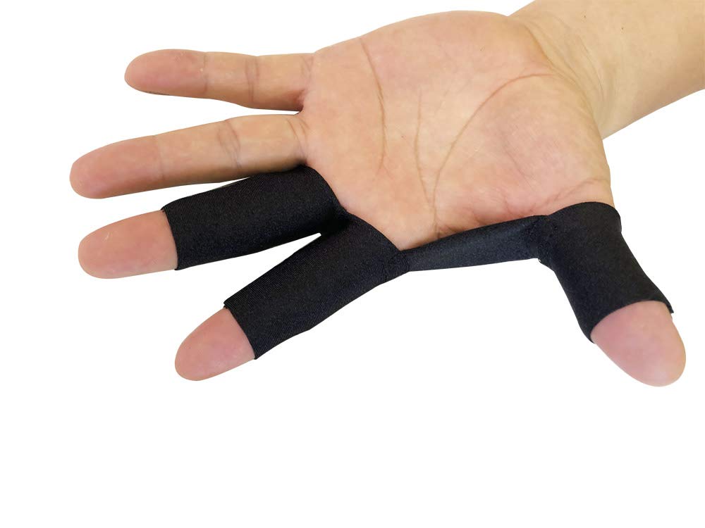 Champion Fingerwrap Billiards Glove for Pool Cue Stick - Left Hand Black - Improve Grip & Control for Professional & Casual Players