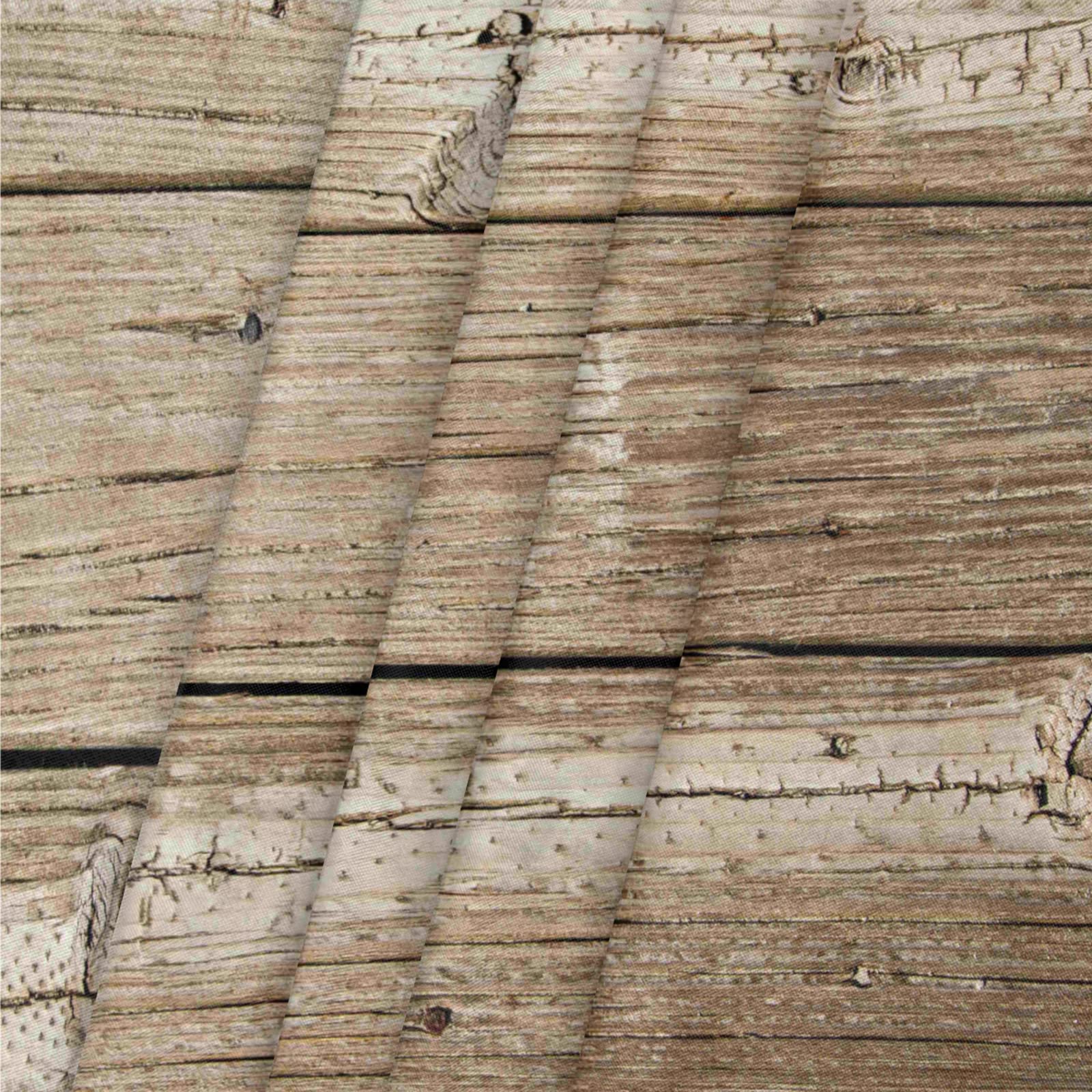 Stylish Waterproof Wooden Beach Tablecloth with Elastic Edge - 34x34 Inch Wipeable Square Table Cover for Dining, Kitchen, Party, Indoor & Patio Use | Summer Ocean-Themed Decor for Picnics & Outdoor Gatherings