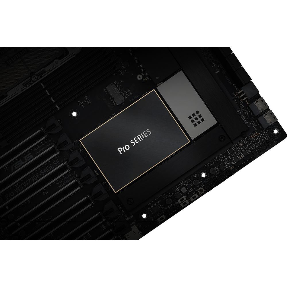 ASUS PRO WS W790E-SAGE SE Workstation Motherboard - Intel W790 Chipset, LGA 4677 Socket, DDR5 Support - Ideal for 3D Rendering, Video Editing & AI Workloads
