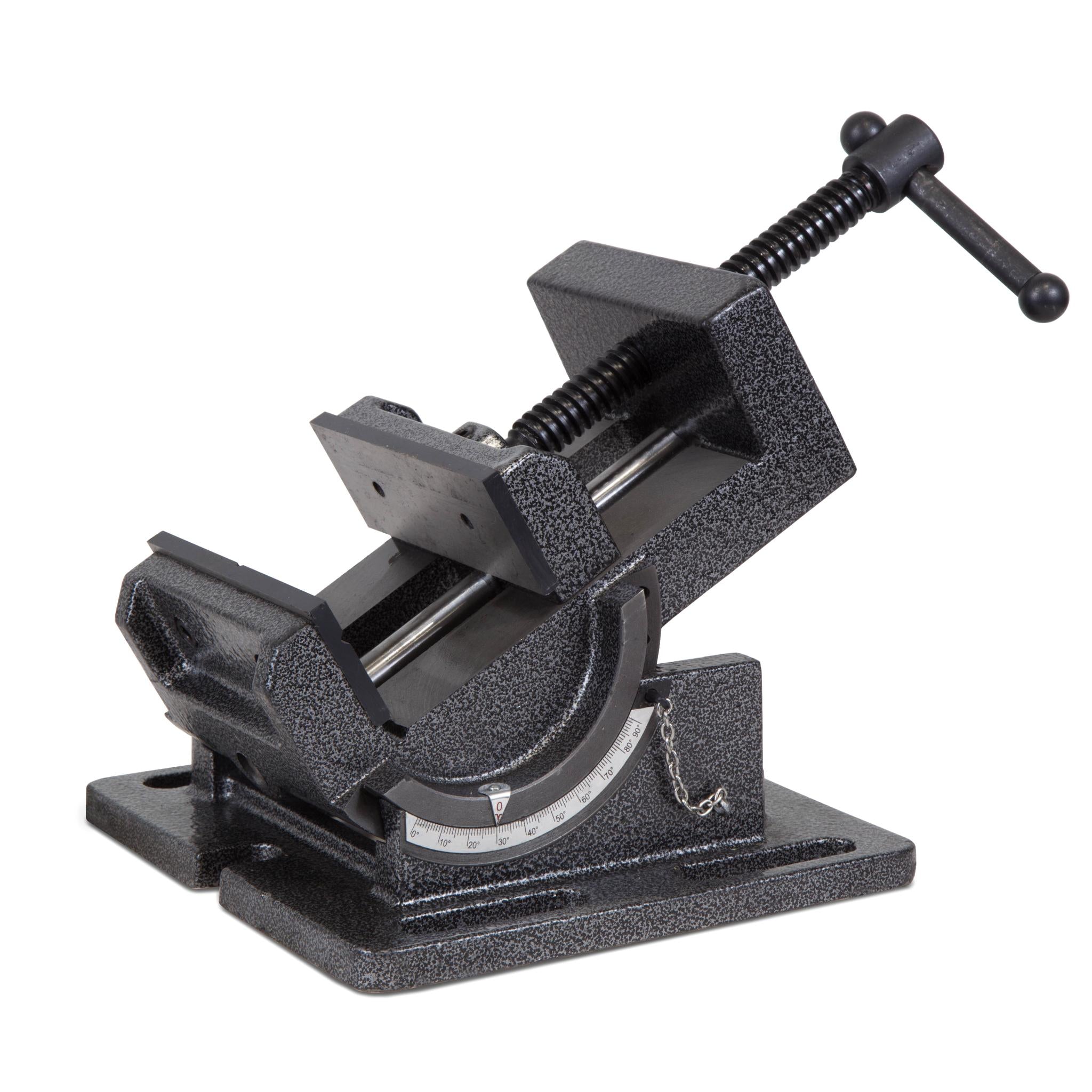 WEN TV434 4.25-Inch Heavy Duty Tilting Angle Vise for Benchtop & Drill Press - Perfect for Metalworking, Woodworking & DIY Projects