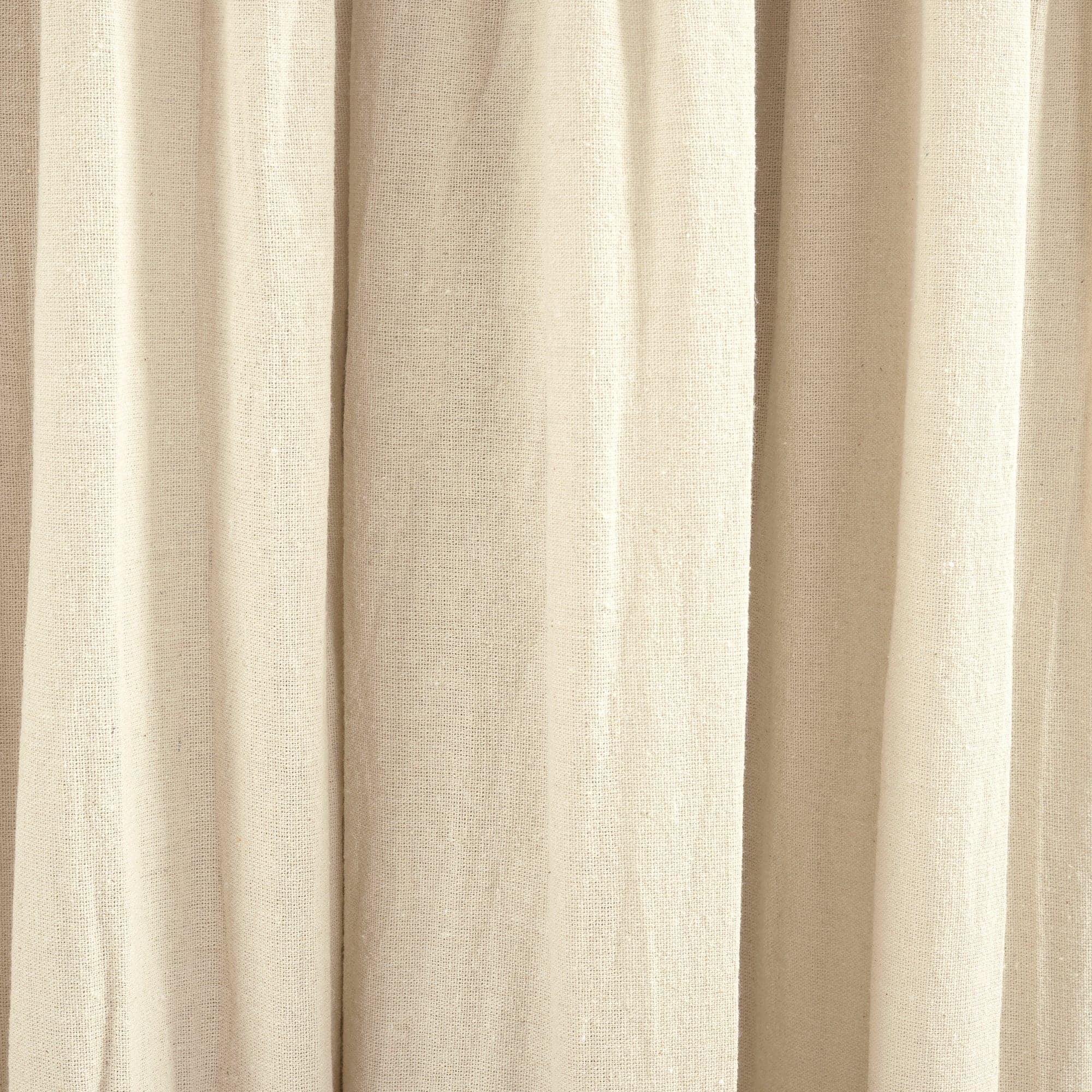 Blackout Linen Curtain Panels with Button Lining - 100% Light Blocking Window Drapes for Bedroom & Living Room Privacy & Sleep