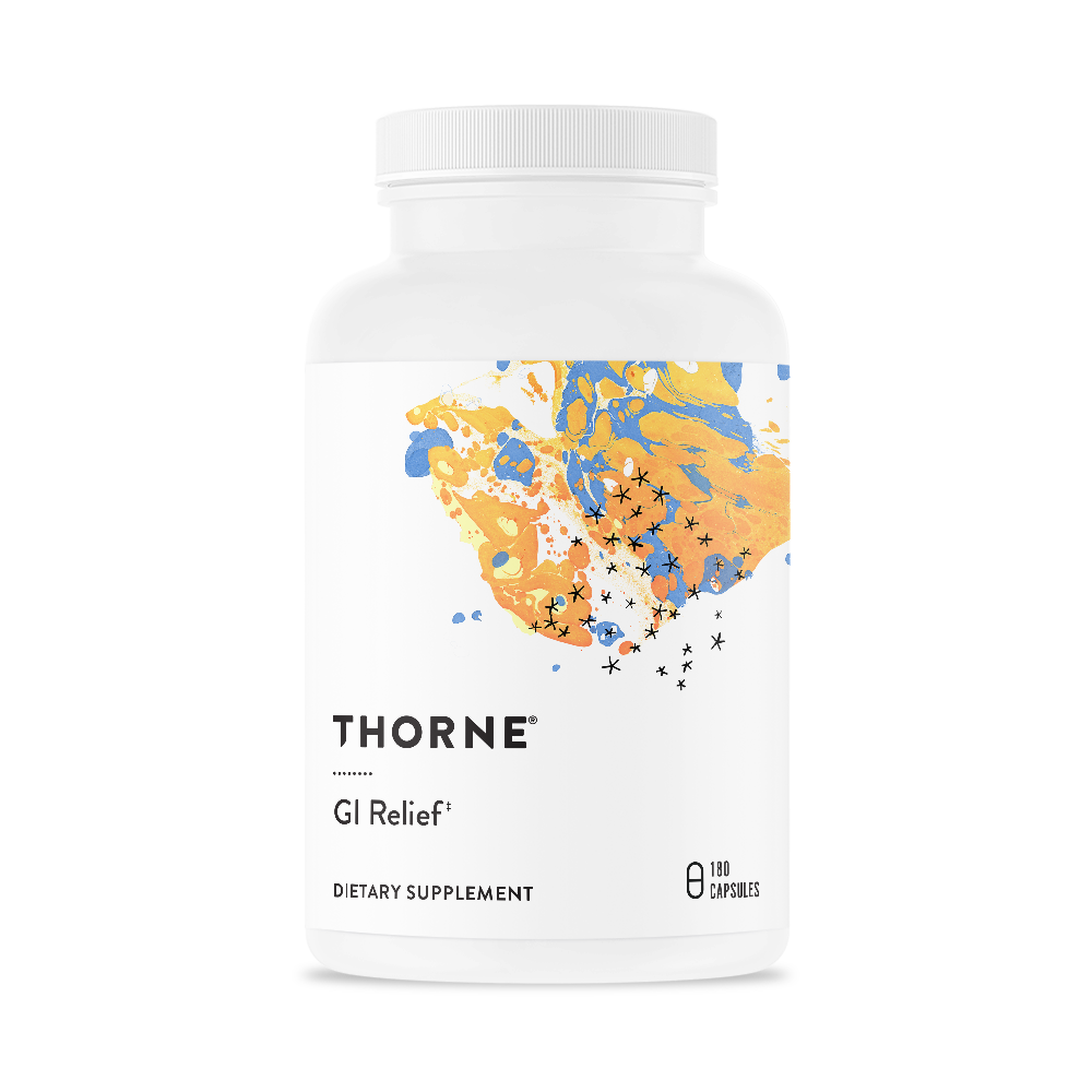 Thorne GI Relief* (SF714) - Digestive Support Supplement for Gut Health & Comfort - Perfect for Travel, Stress & Digestive Discomfort Relief