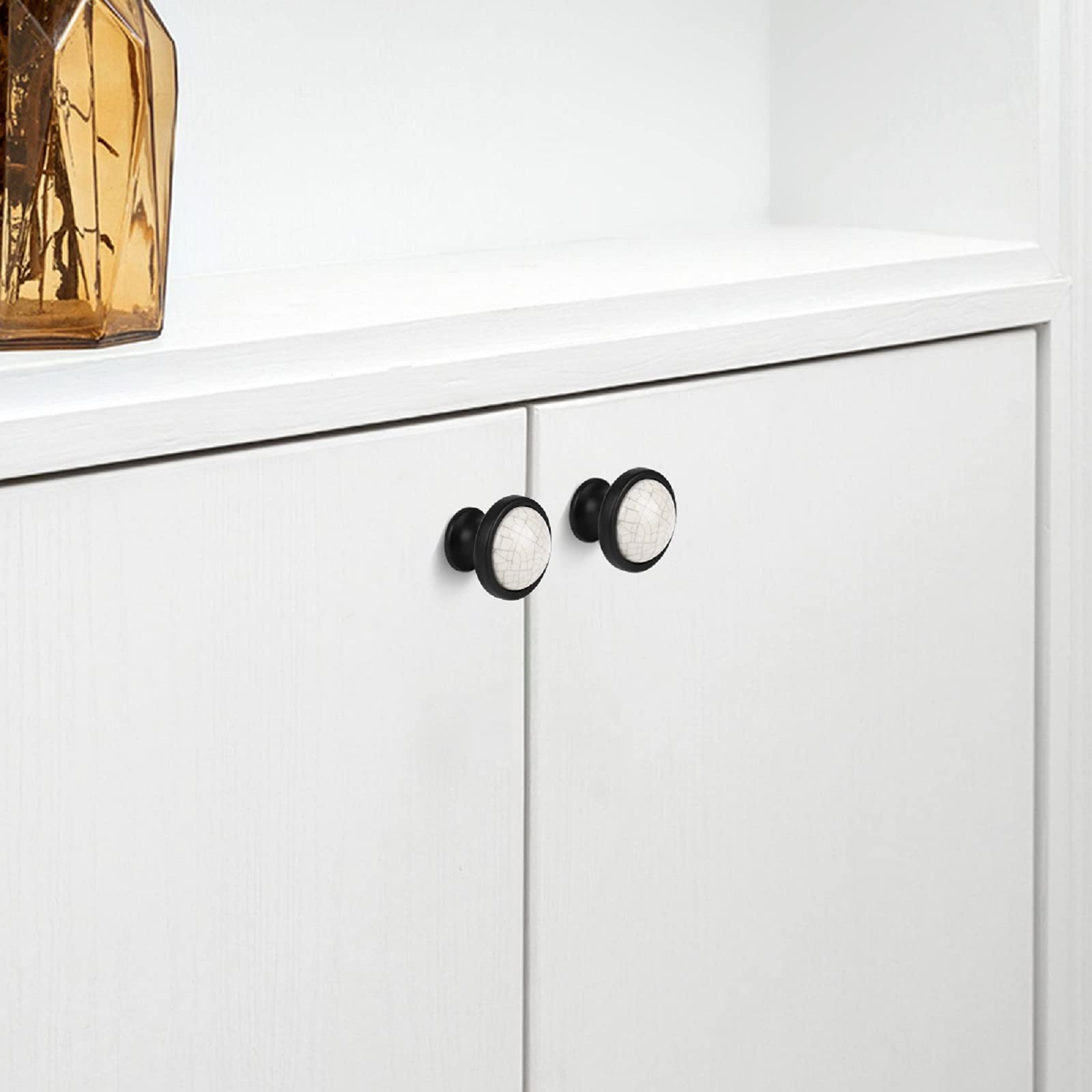 Antique Black Cabinet Knobs 1.5