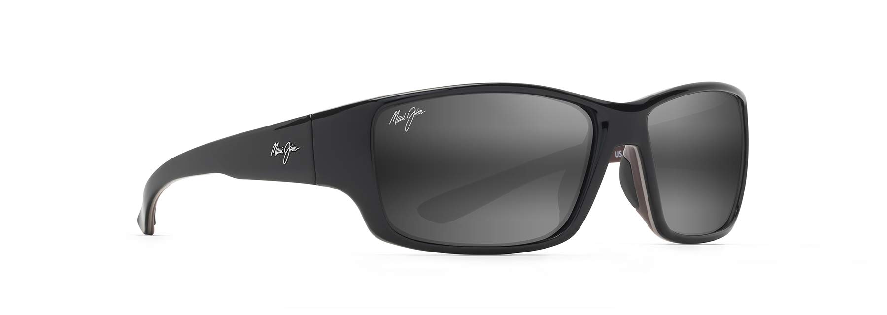 Maui Jim Men's Local Kine Polarized Wrap Sunglasses - UV Protection, Anti-Glare for Driving, Fishing & Outdoor Activities
