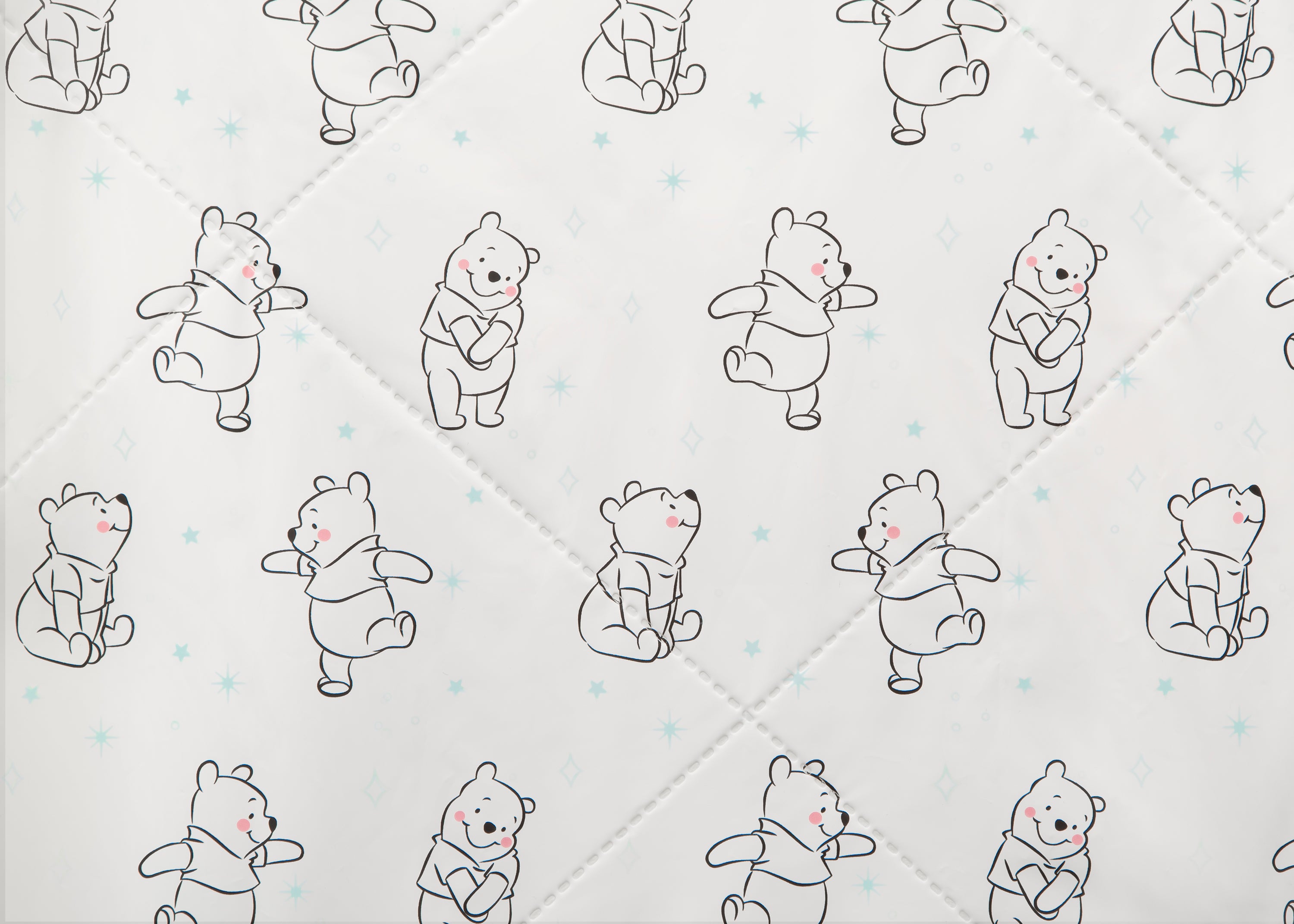 Disney Winnie the Pooh Baby Changing Pad with Soft Plush Cover - Waterproof & Portable for Nursery, Travel & Diaper Changing