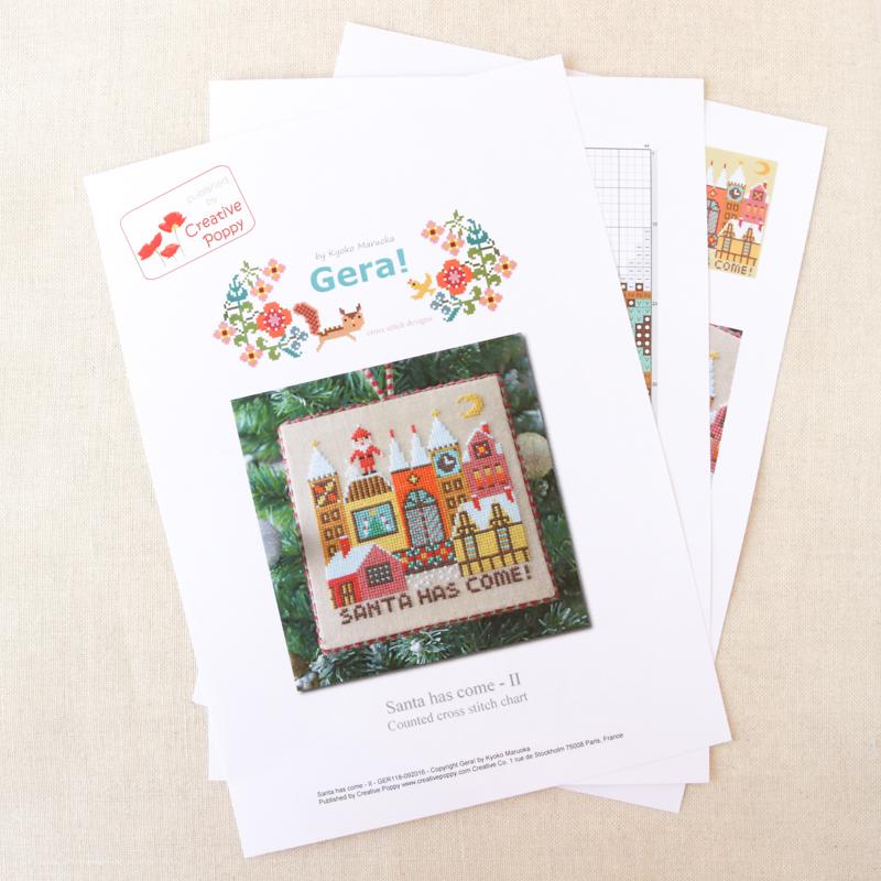 Santa Has Come (II) Cross Stitch Pattern - DIY Christmas Embroidery Kit for Holiday Decorations & Handmade Gifts