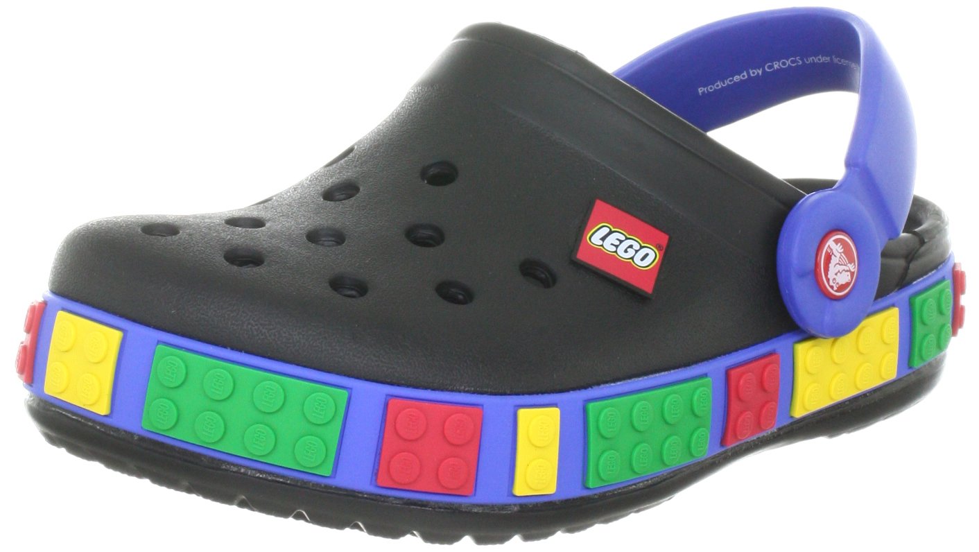 Crocs Kids' Crocband LEGO Clog - Lightweight & Comfortable Water Shoes for Boys & Girls - Perfect for Beach, Pool, Playground & Everyday Wear