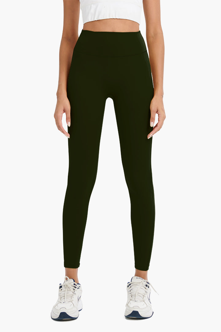 7/8 Naked Feeling Retro Leggings for Women - High Waist Yoga Pants with Soft Stretchy Fabric | Perfect for Workouts, Lounge & Everyday Wear