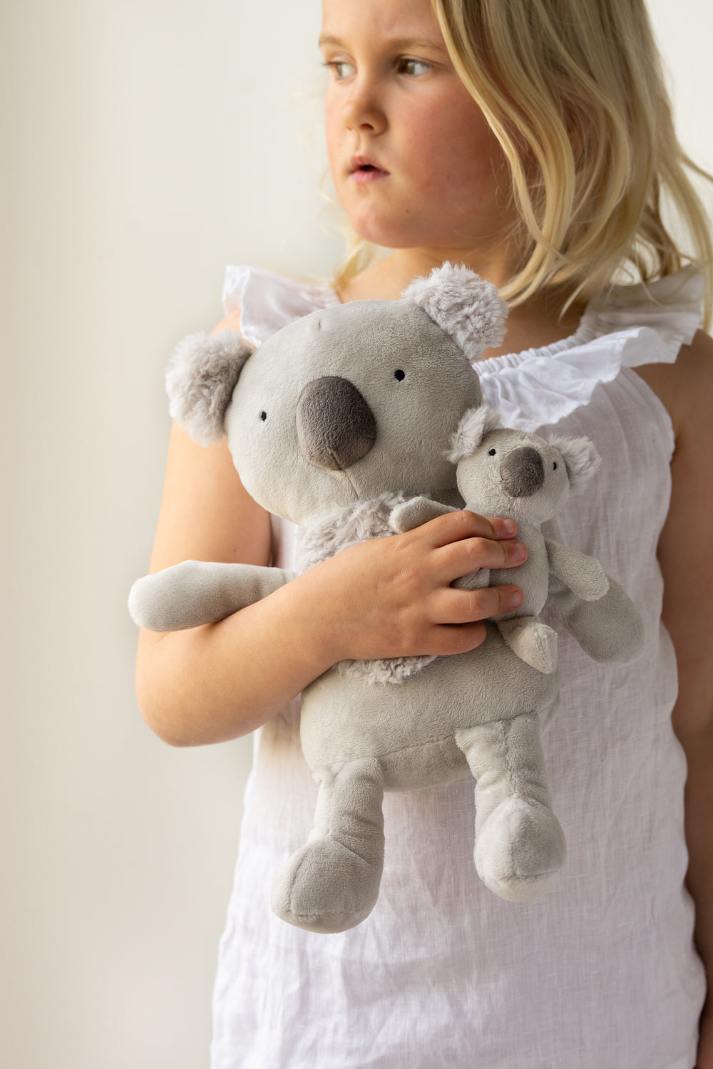 Adorable Cuddly Koala Plush Toy Set - Perfect for Kids' Bedtime, Nursery Decor & Gift Giving