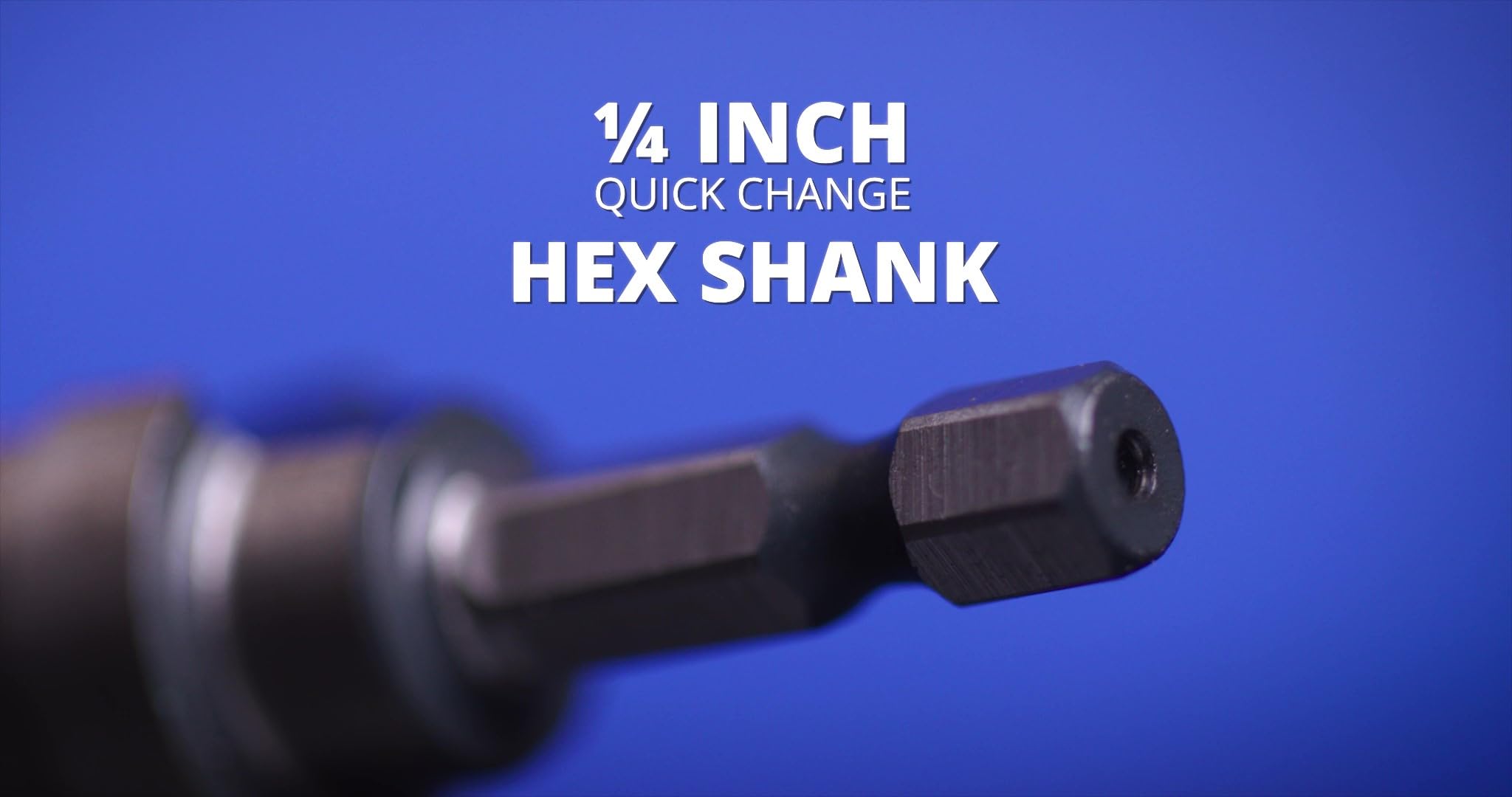 High-Speed Steel #4 Step Drill Bit with Quick Change Hex Shank (3/16