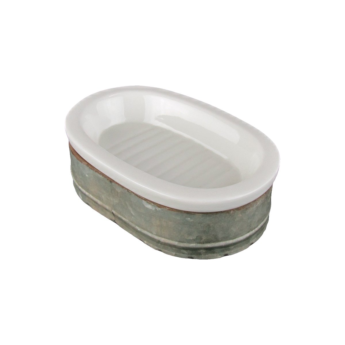 Vintage Style Bathtub Soap Dish - Antique Inspired Soap Holder for Bathroom & Kitchen - Perfect for Farmhouse, Rustic Decor & Spa Style Showers