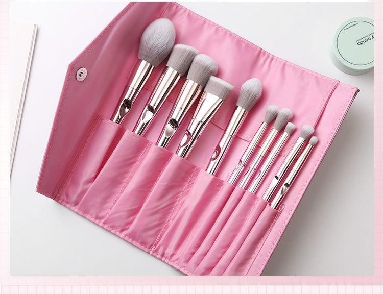 Professional Makeup Brush Set of 3 - Soft Synthetic Bristles for Flawless Foundation, Blending & Contouring - Perfect for Everyday Makeup & Professional Use