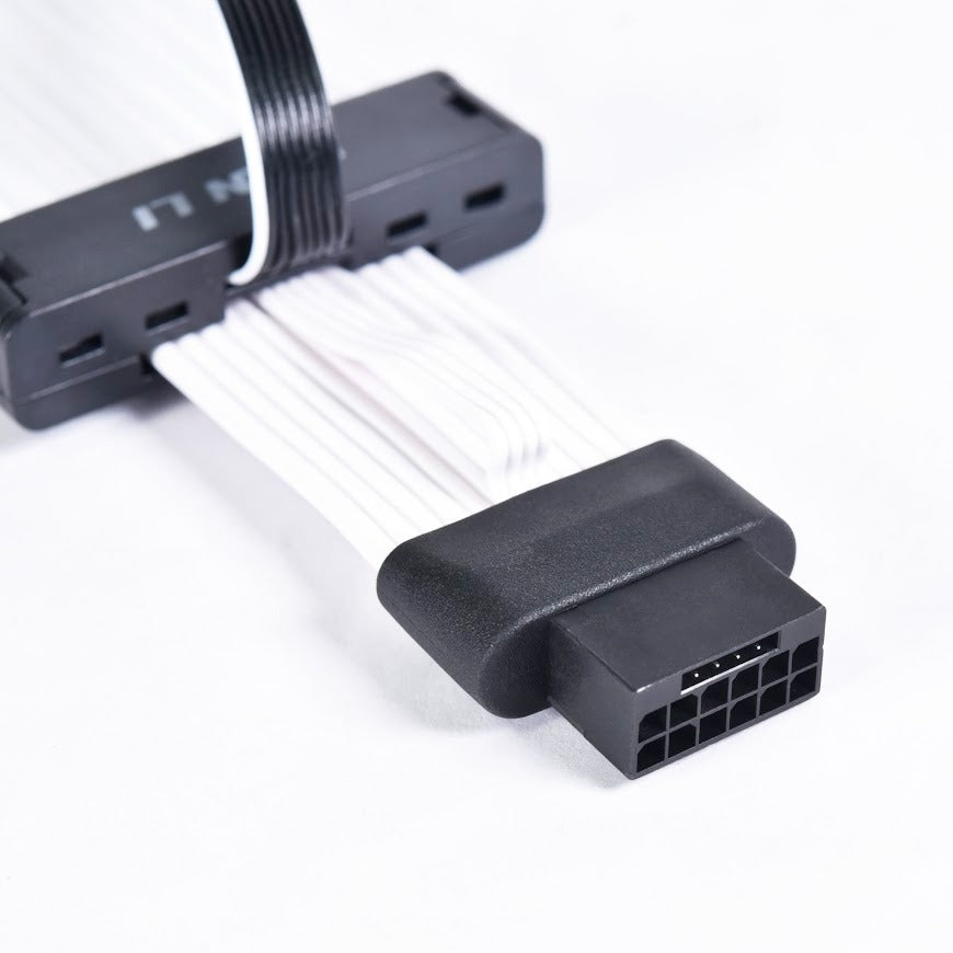 Lian Li Strimer Plus V2 12VHPWR RGB LED Extension Cable - 12 Addressable Light Strips for PC Gaming Rig & Custom Builds | Perfect for RTX 4090, 4080 GPU Power Connectors