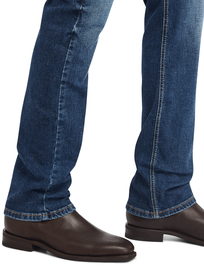 Ariat Men's Modern Kai Slim Leg Jean Kelton - M8 Size | Durable & Comfortable Western Denim for Work & Casual Wear