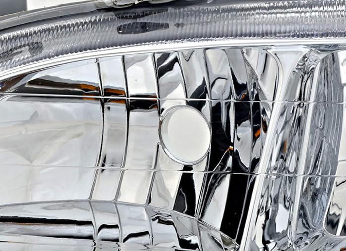 Honda Accord Headlights Replacement Set - Compatible with 1998-2000 Models (Driver & Passenger Side) | Halogen Bulbs Included | Perfect for Night Driving & Foggy Conditions