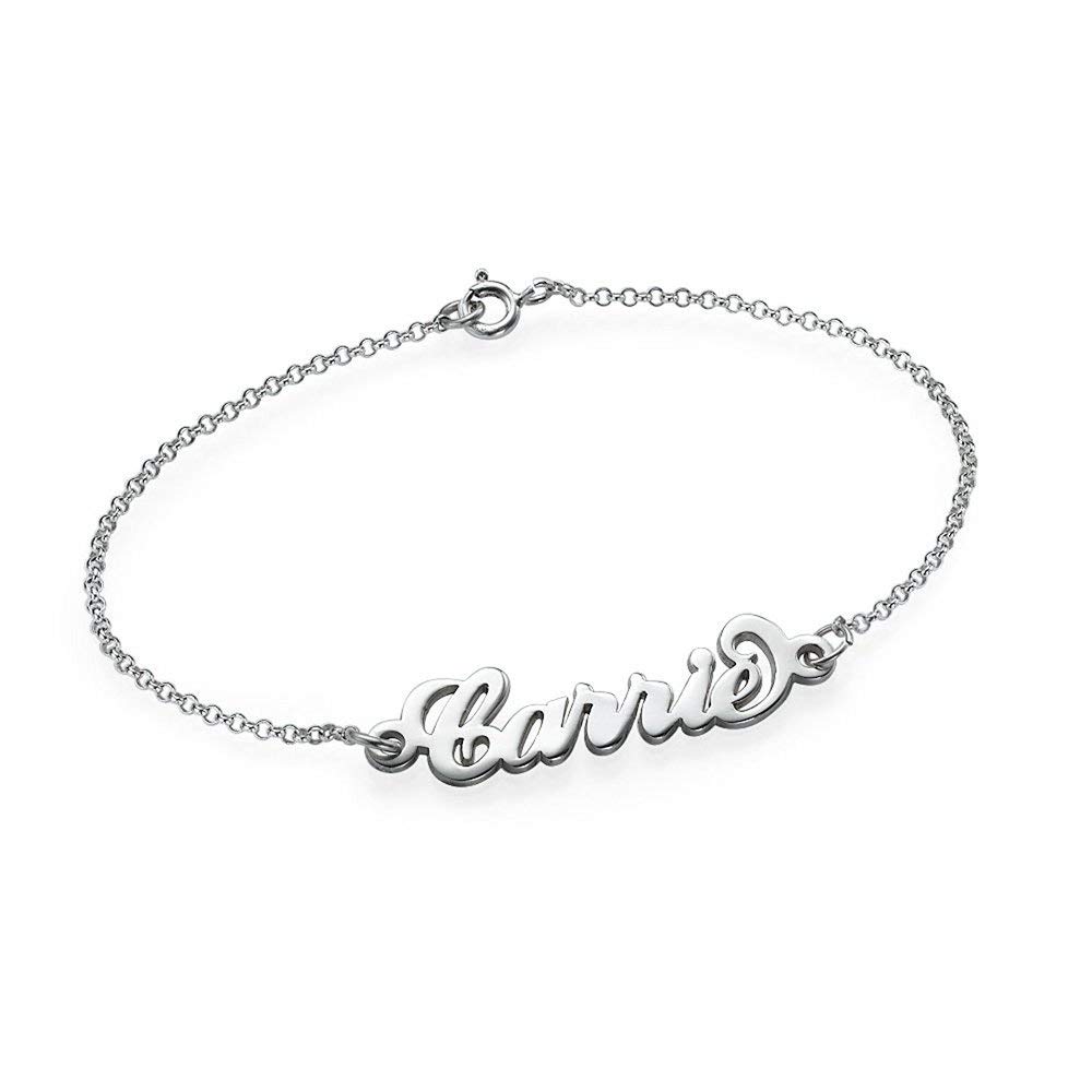 Personalized Name Anklet - Custom Silver & Gold Ankle Bracelet with Any Name | PicturesOnGold Exclusive | Perfect for Gifts, Weddings & Beach Fashion