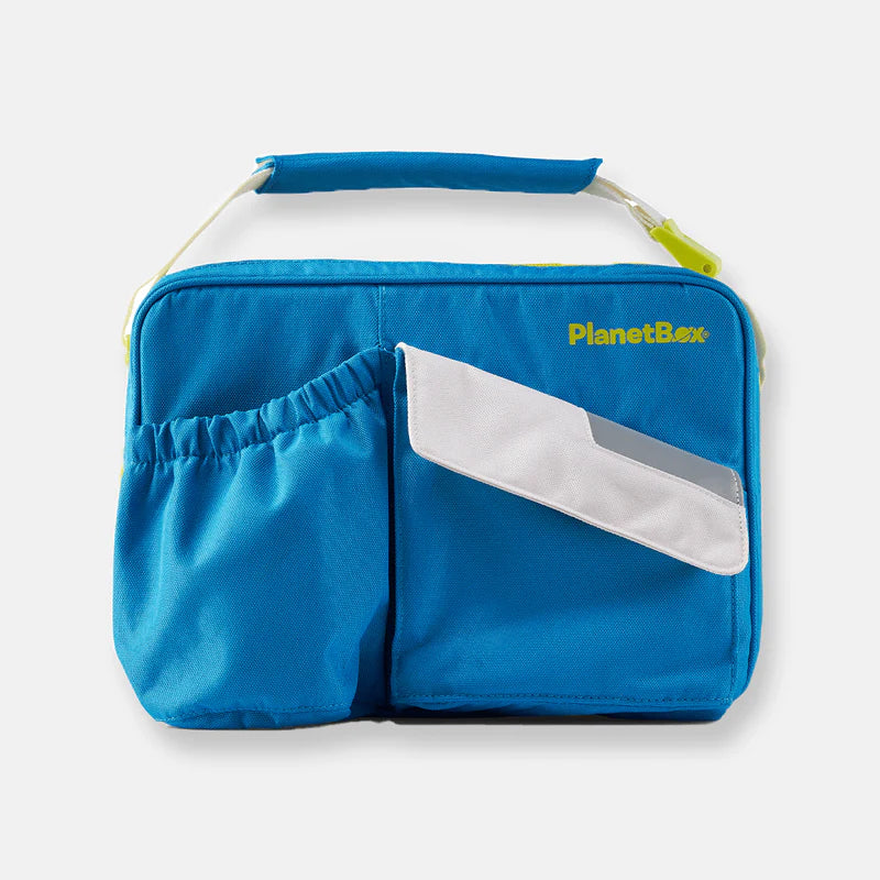 PlanetBox Insulated Lunch Bag for Kids & Adults - Reusable & Eco-Friendly Food Carrier for School, Work, Picnics & Outdoor Activities | Rover/Launch Collection