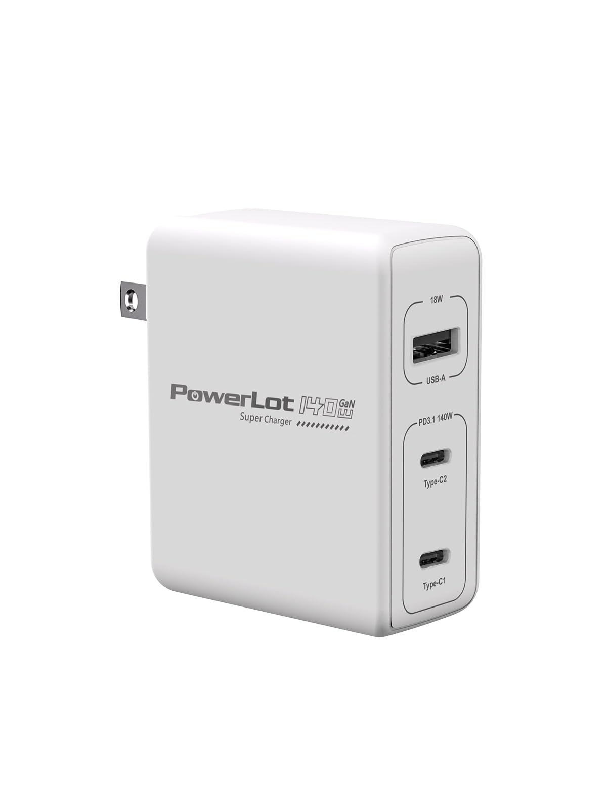 140W GaN PD3.1 Fast Charger - Dual Port USB C Wall Charger for MacBook Pro 16