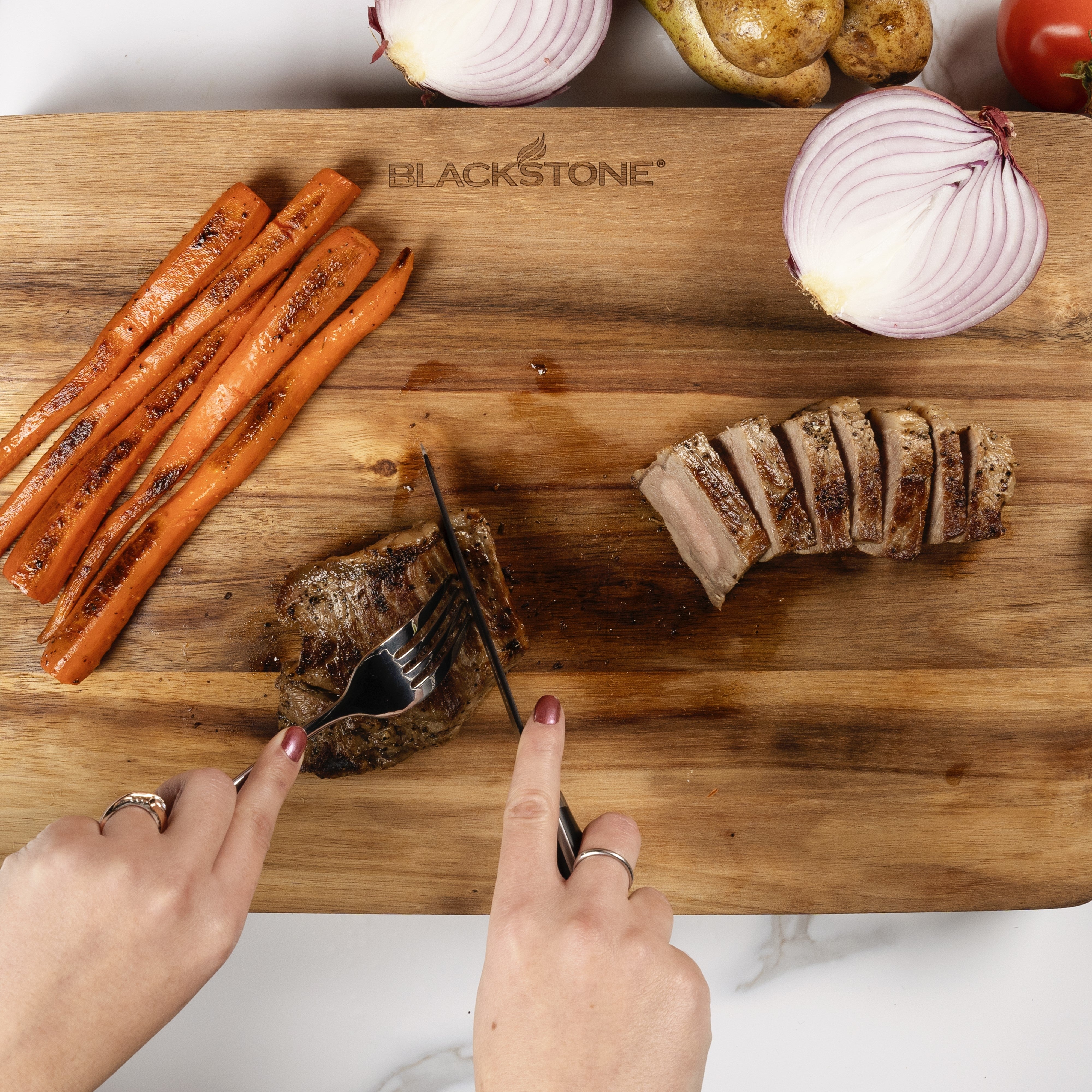 Premium 4-Piece Japanese Steel Steak Knife Set - Razor Sharp Blades for Perfect Steak Cutting - Ideal for Home Kitchens, BBQs & Fine Dining