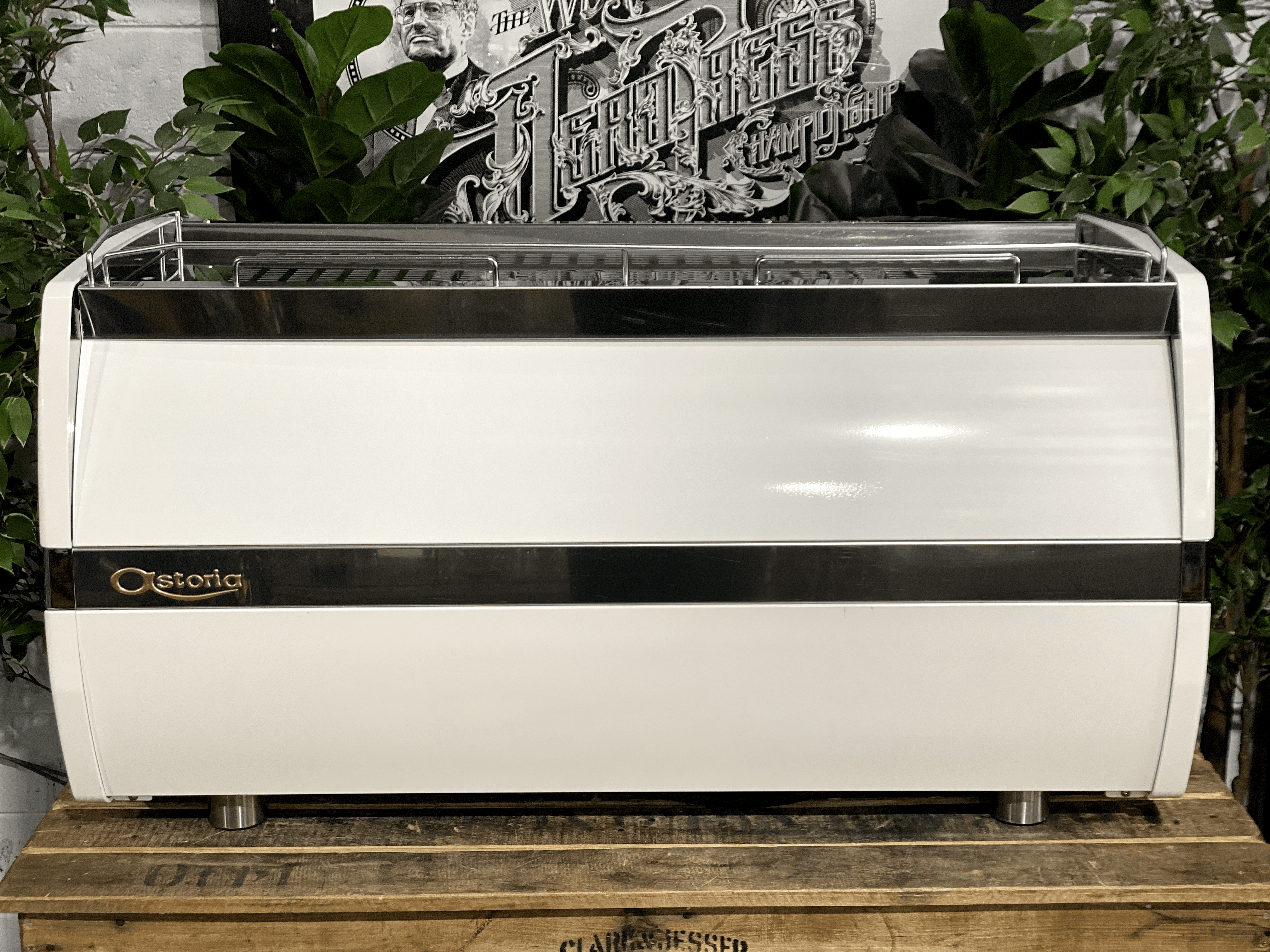 Astoria Sabrina 3 Group Commercial Espresso Machine in White - Perfect for Coffee Shops, Restaurants, and Cafes