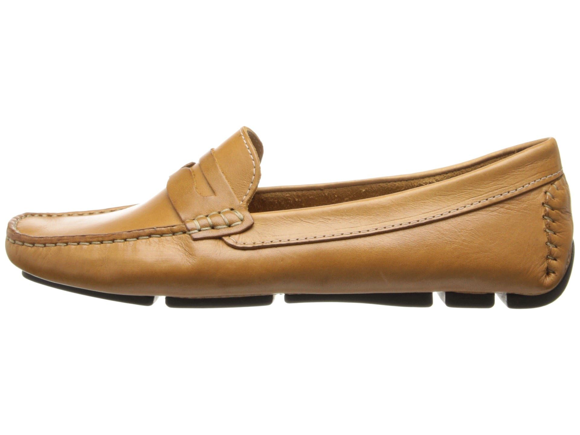 Massimo Matteo Penny Keeper Women's Loafers - Genuine Leather Upper & Cushioned Footbed - Comfortable Slip-On Shoes for Work, Office & Casual Wear