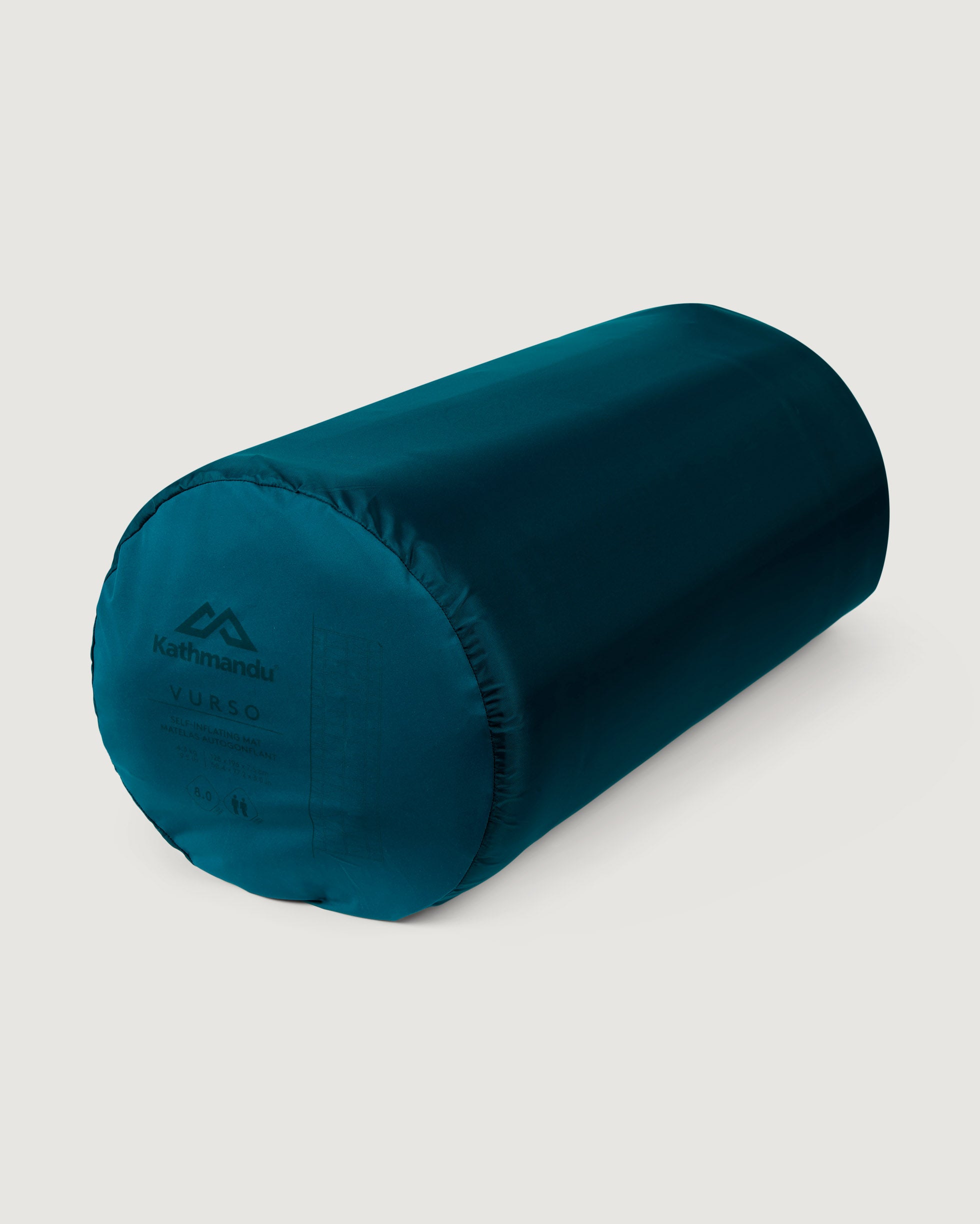Vurso Self Inflating Double Sleeping Pad - 75mm Thick, Deep Lagoon Color - Perfect for Camping, Hiking & Outdoor Adventures