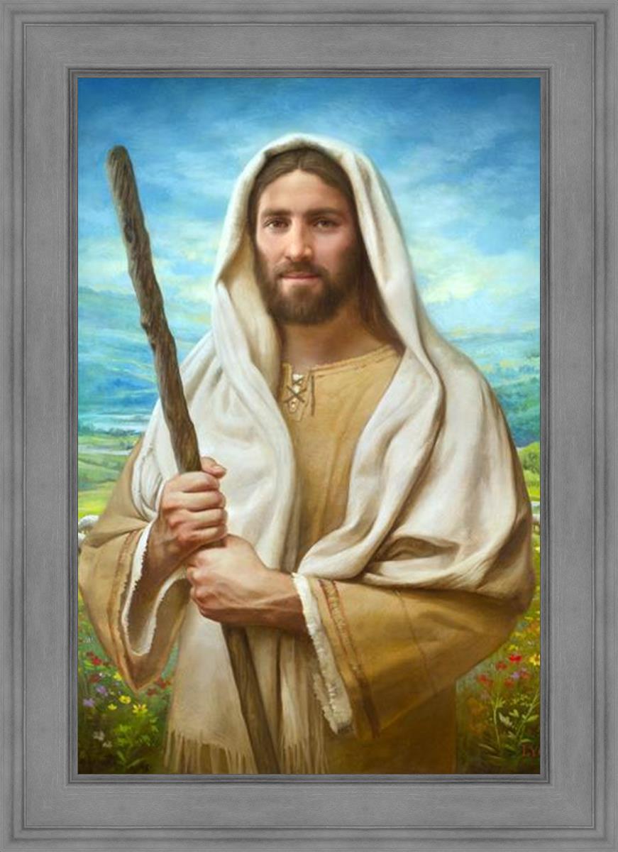 Feed My Sheep by Howard Lyon - Inspirational Christian Art Print for Home, Office & Church Decor - Perfect for Gifts & Spiritual Encouragement