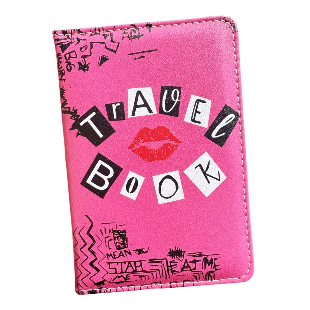 Burn Book Passport Cover Holder - Stylish Travel Accessory for Women & Men | Perfect for Vacation, Business Trips & Adventure Travel