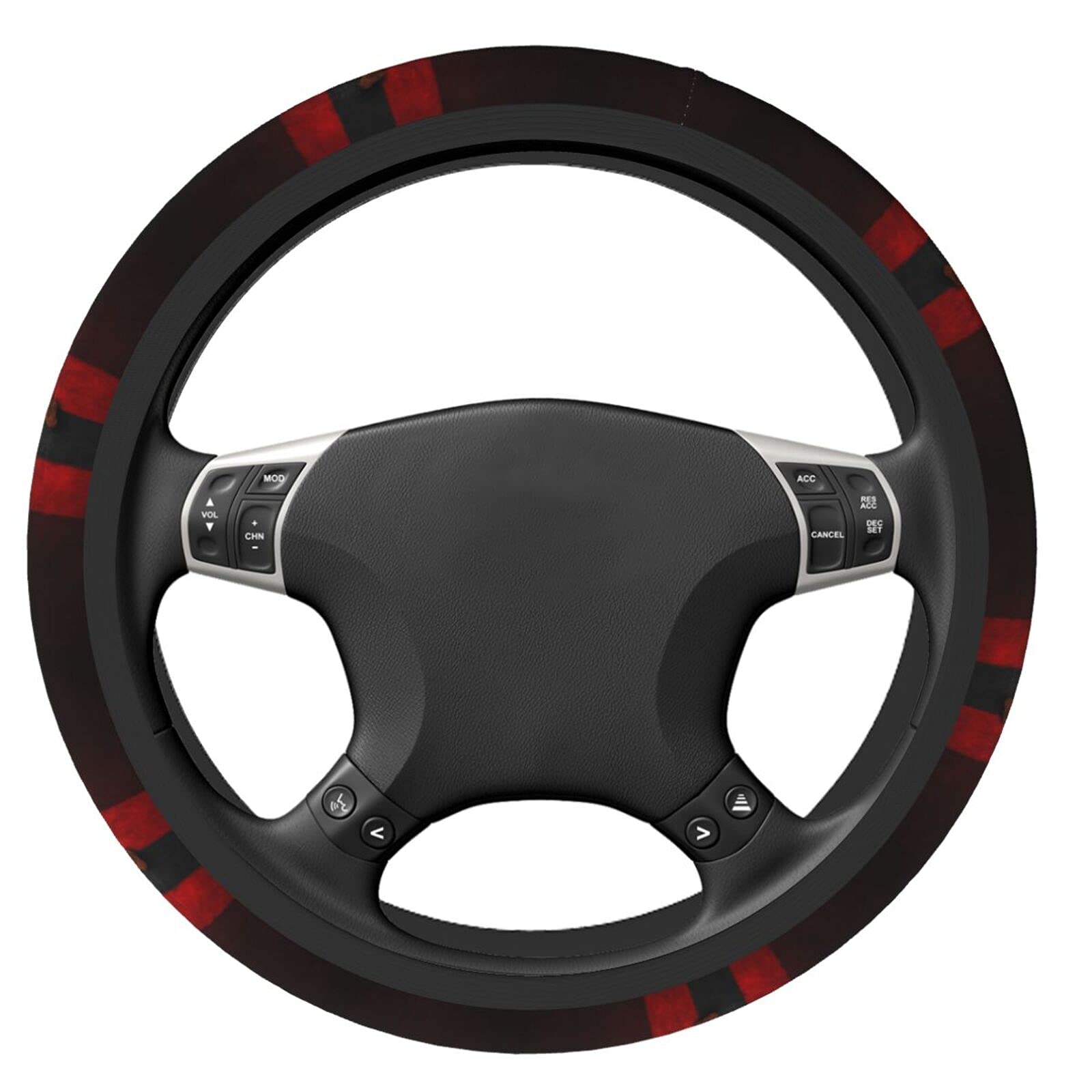 ProMark Buccaneers Steering Wheel Cover - Anti-Slip, Breathable for Cars & SUVs - Football Fan Accessory