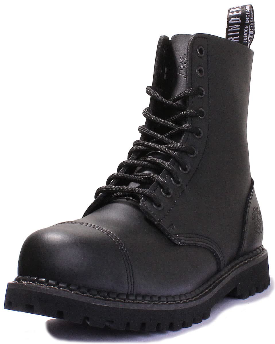 **Men's Grinder Boots - Durable Work Boots for Construction, Hiking & Outdoor Activities**