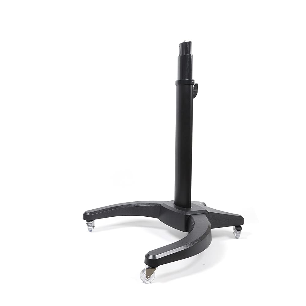 Professional Hair Steamer with Rolling Stand - Micro Mist Salon Styling Hooded Floor Iron for Hair Treatment & Spa Care | Home & Salon Use | Deep Conditioning Oil Treatment (Black) | Perfect for Salons, Spas & At-Home Hair Care Routines