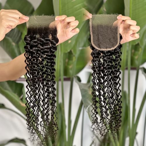 4x4 Deep Curly HD Lace Closure