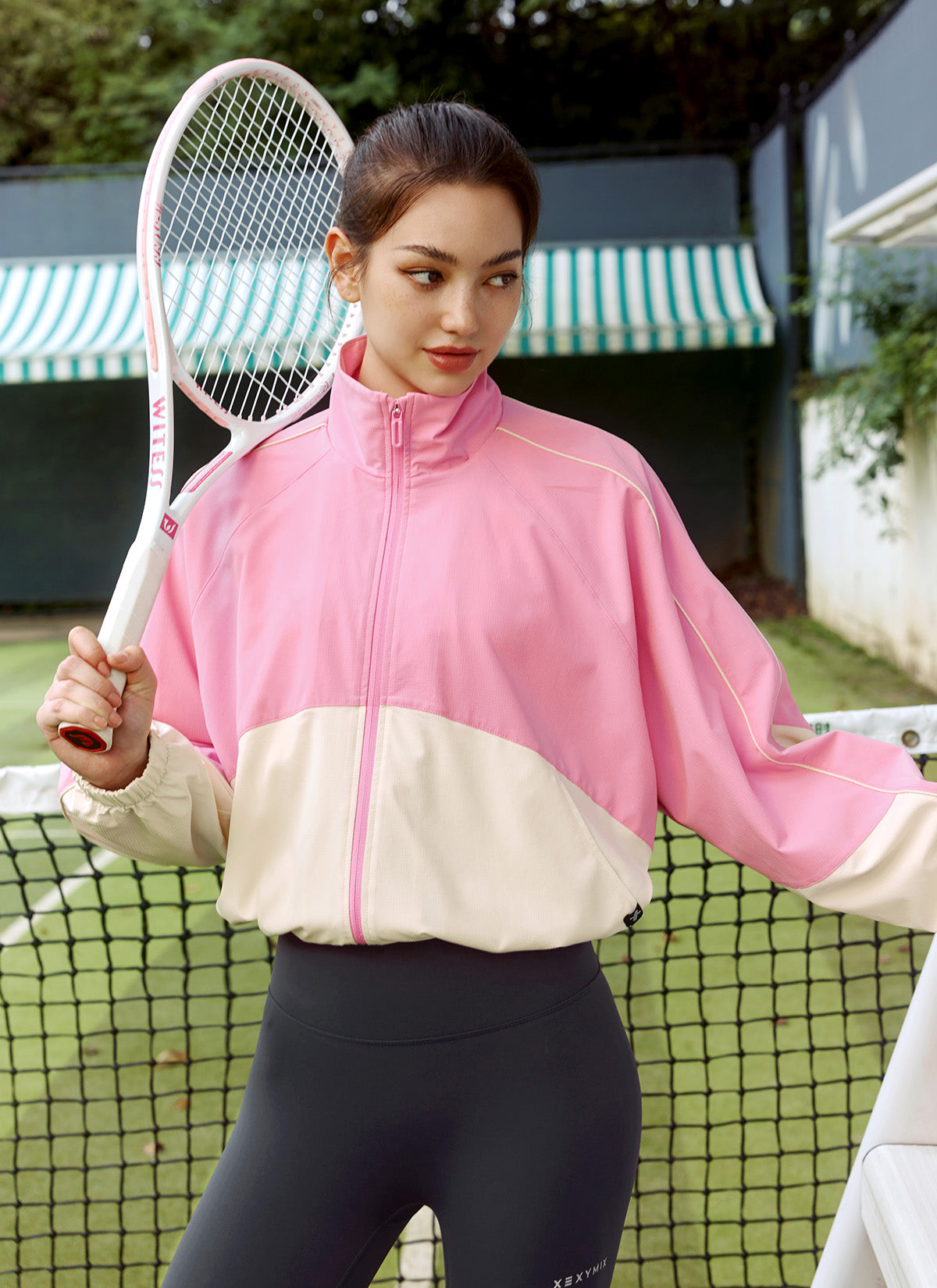 Stylish Color Block Windbreaker Jacket for Men & Women | Lightweight & Water-Resistant | Perfect for Outdoor Activities, Travel & Casual Wear