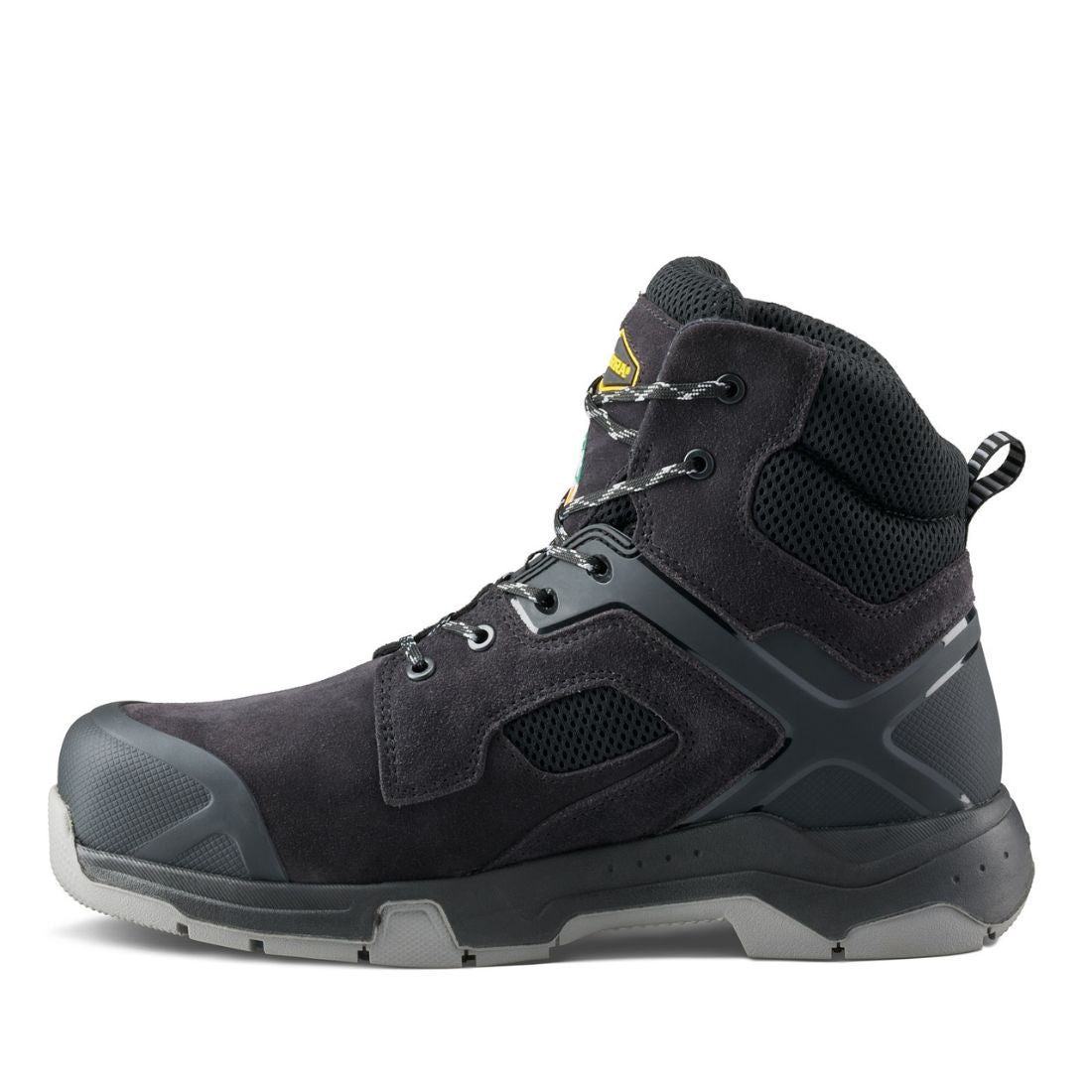 Terra Cobalt Men's 6 Inch Composite Toe Work Boots - Black (1279BK) | Waterproof Safety Shoes for Construction, Warehouse & Outdoor Work