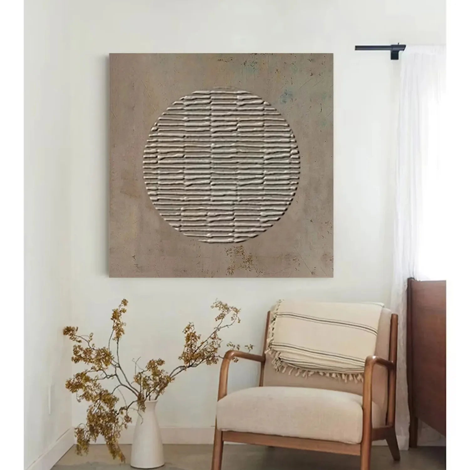 Abstract Tranquility Art Painting #WS168 - Modern Wall Decor for Living Room, Bedroom & Office - Calming Abstract Artwork for Home & Workspace