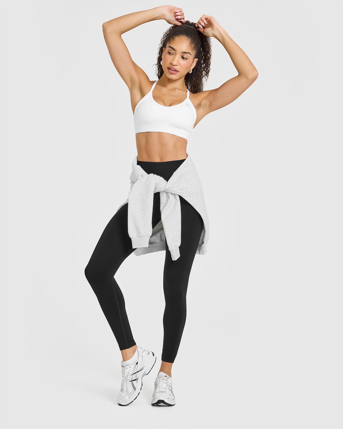 High-Quality Everyday Sports Bra for Women - Breathable & Supportive Workout Top in White | Perfect for Yoga, Gym & Running