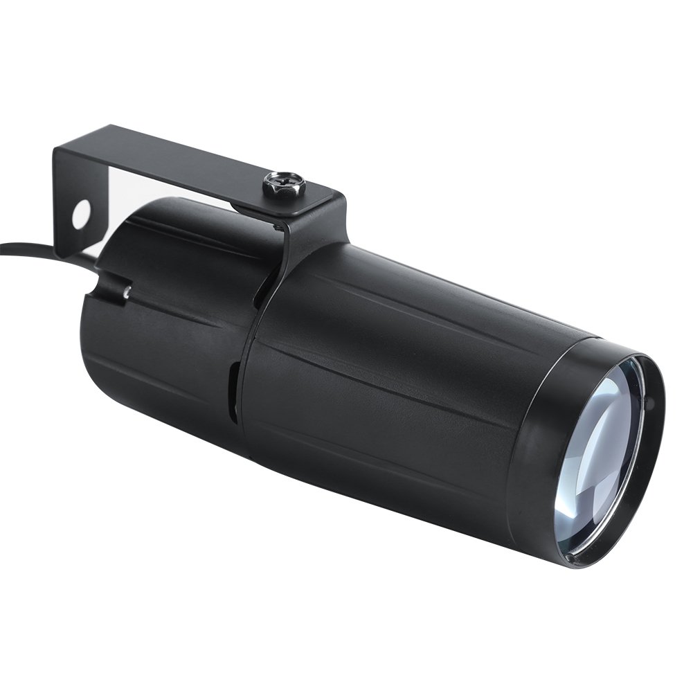 3W LED Stage Spotlight Beam Pinspot Light - Mini Track Lighting Projection Lamp for KTV, Bar, Disco, Pub, DJ & Party Events | Perfect for Stage Performances, Dance Floors & Nightclub Lighting Effects
