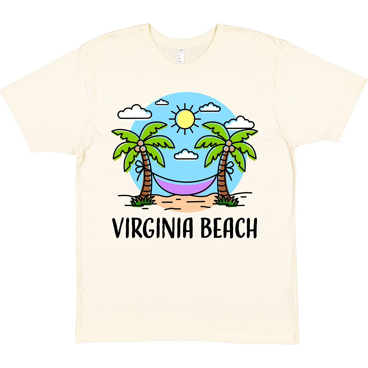 Inktastic Summer Vacation in Virginia Beach T-Shirt - Comfortable Graphic Tee for Beach Lovers & Travel Enthusiasts - Perfect for Summer Trips, Coastal Getaways & Vacation Souvenirs