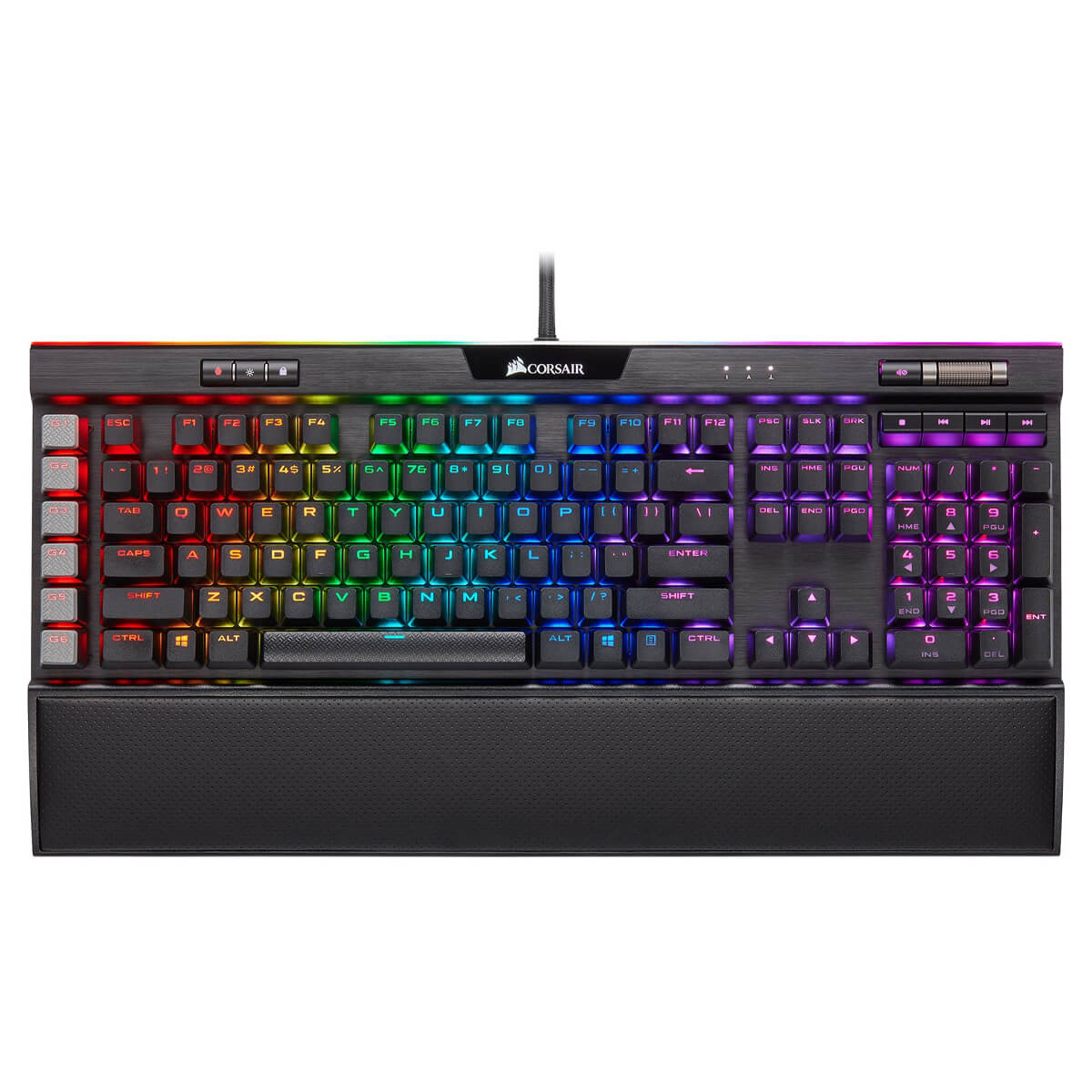 Corsair K95 RGB PLATINUM XT Mechanical Gaming Keyboard with CHERRY MX SPEED Switches - Perfect for PC Gaming, Streaming & Esports Tournaments