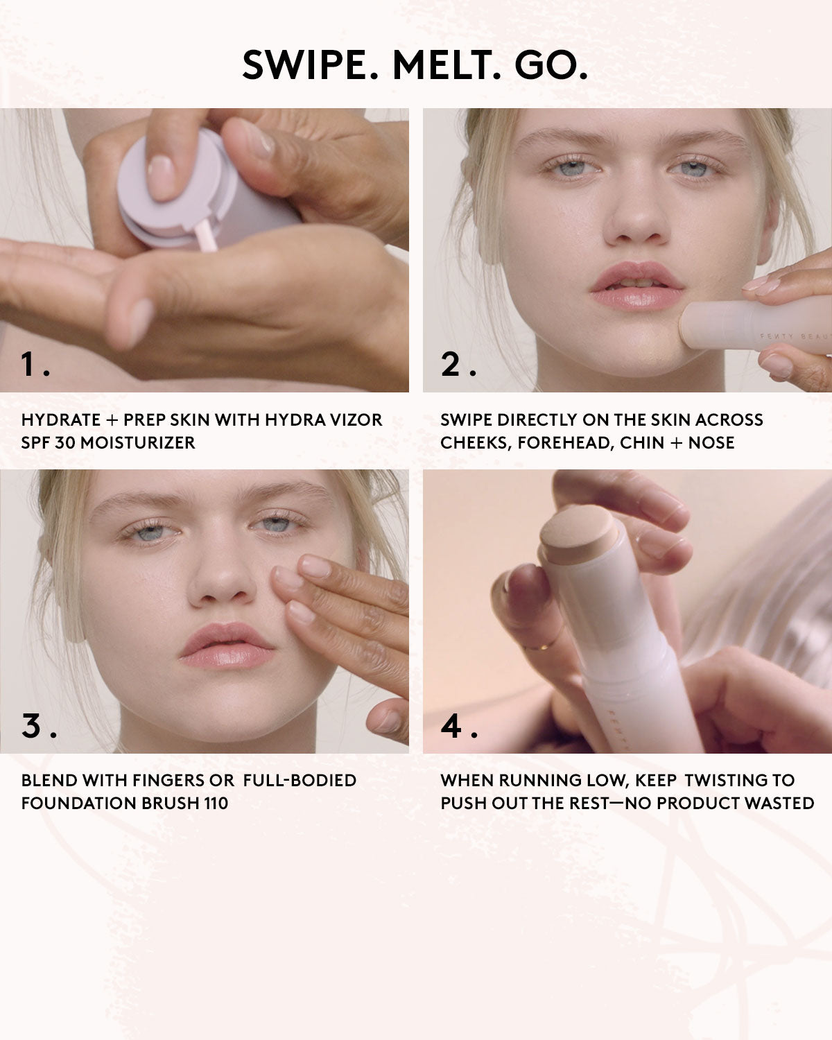 Eaze Drop Blur & Smooth Tint Stick - Lightweight Makeup Foundation with SPF 11 for Daily Sun Protection & Flawless Coverage - Perfect for Everyday Wear & On-the-Go Touch Ups