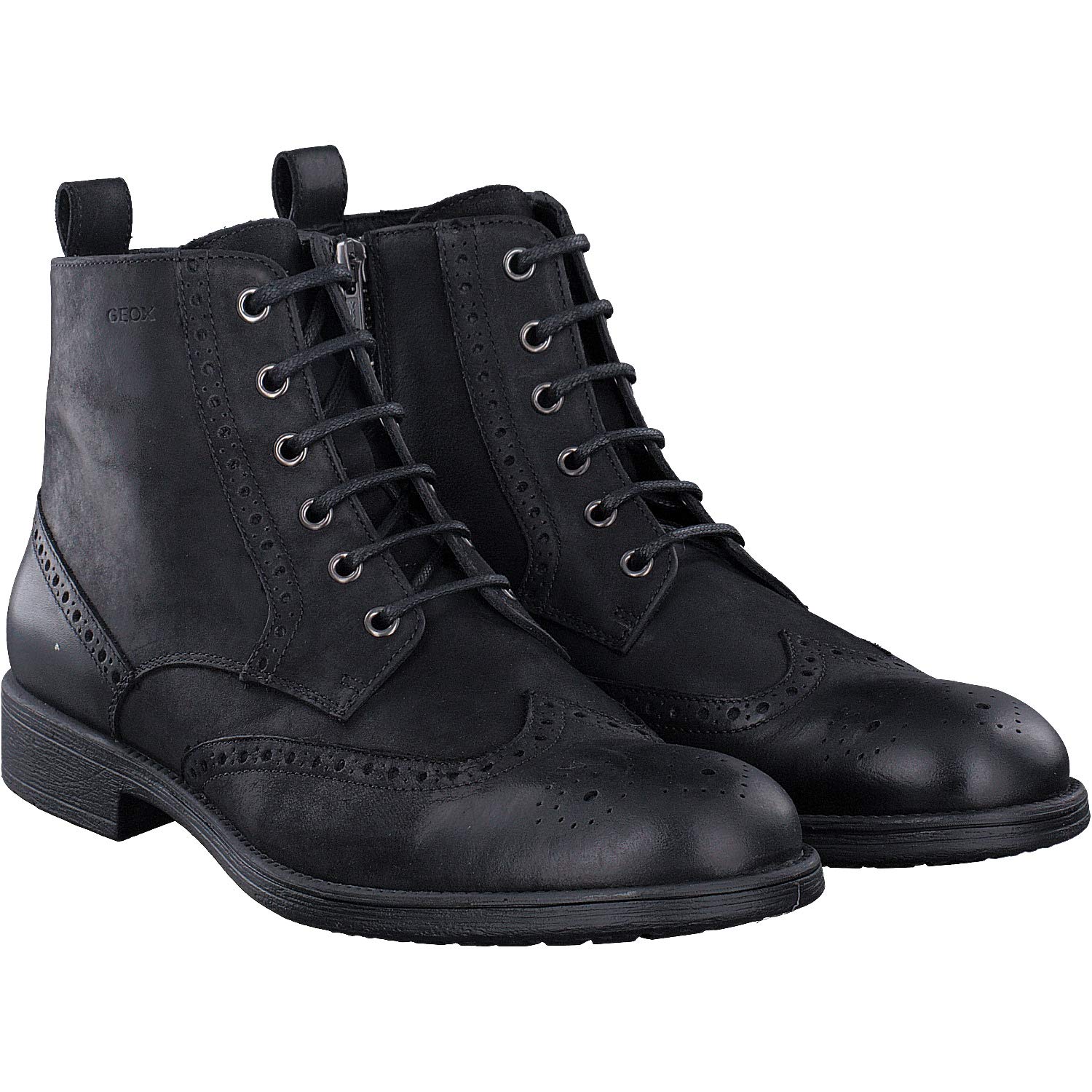 Geox Men's Classic Leather Ankle Boots - Waterproof & Comfortable for Winter, Outdoor & Casual Wear