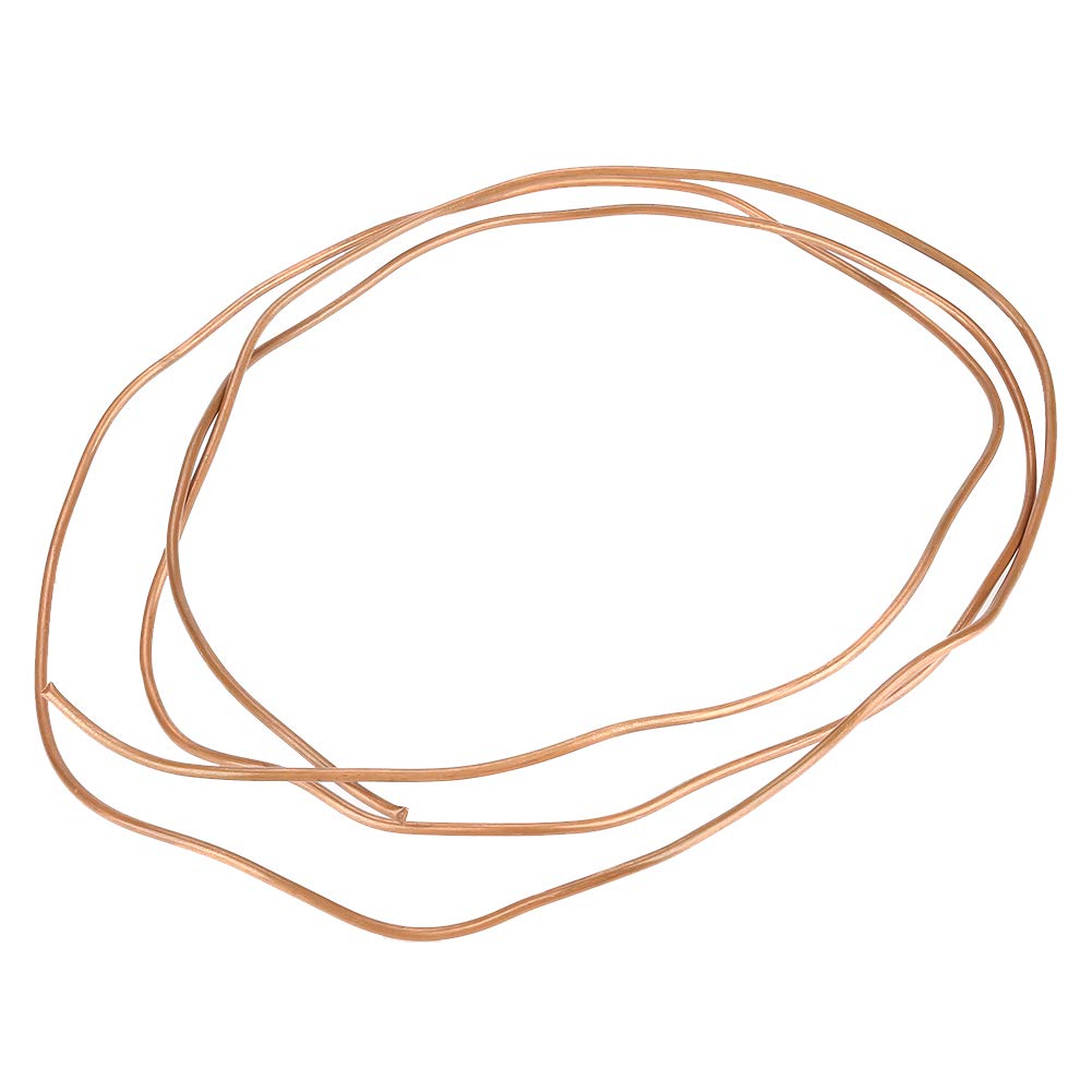 2M Soft Copper Tube Pipe 3mm OD x 2mm ID - Refrigeration Plumbing Supplies for HVAC, AC Repair & DIY Projects | Durable Flexible Copper Tubing for Coolant Lines & Gas Piping