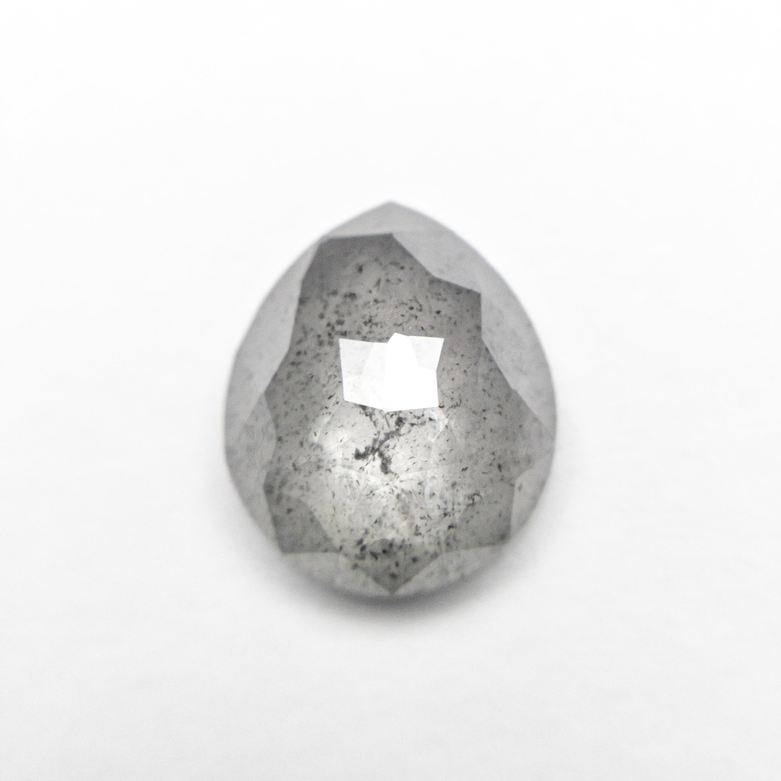 2.58ct Pear Rose Cut Gemstone - 9.84x8.23x3.60mm Natural Rose Cut Diamond Alternative for Jewelry Making & Engagement Rings