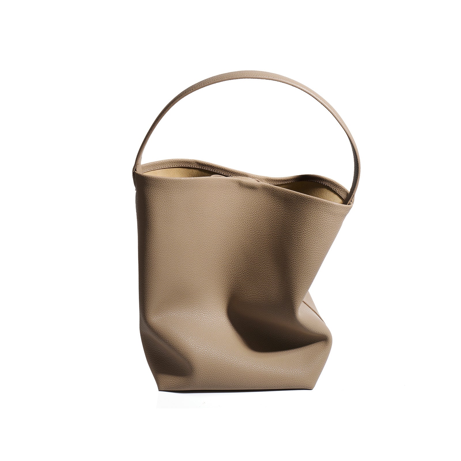 Stylish Soft Leather Bucket Handbag for Women - Fashionable Crossbody Shoulder Bag - Perfect for Work, Travel & Everyday Use