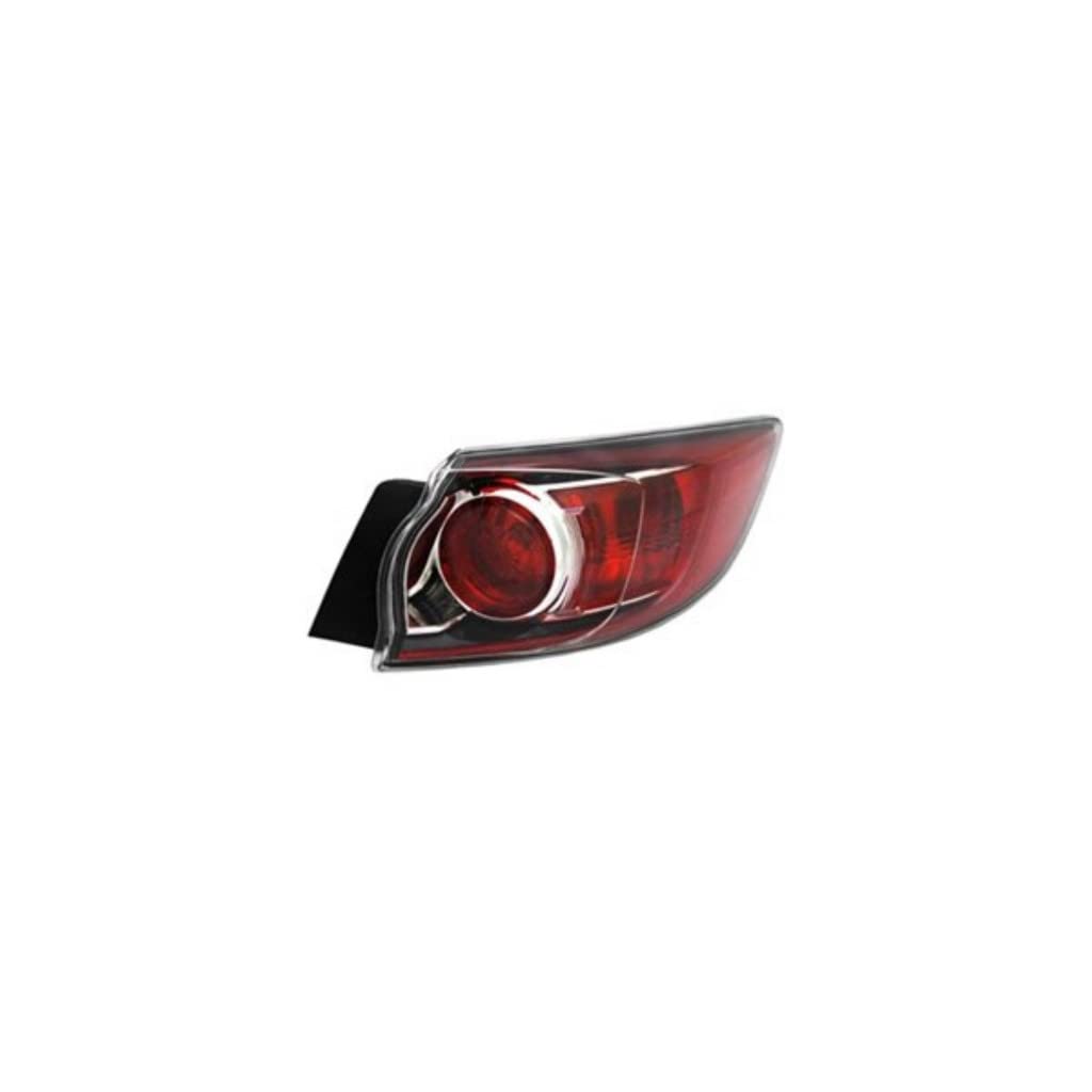 Mazda 3 Hatchback 2010-2013 Right Passenger Side Tail Light Assembly - CAPA Certified Replacement Part (MA2801147/BBN751150D) | Perfect for Night Driving Safety & Style Upgrade